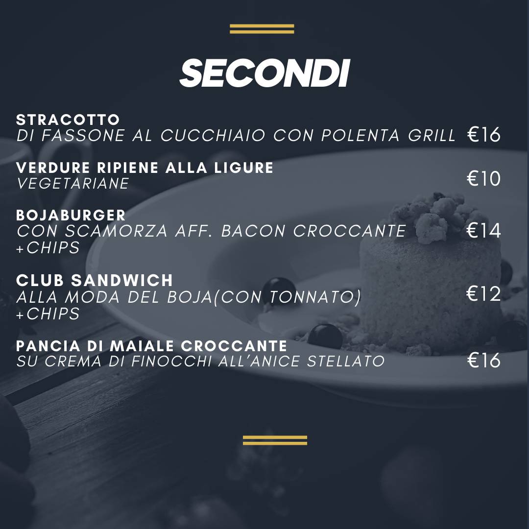 Menu di Boja Fauss 