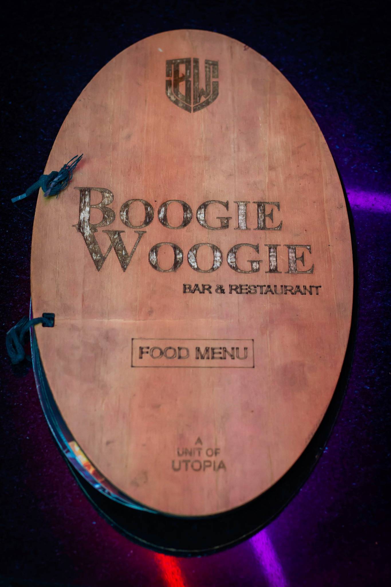 Boogie Woogie Cafe & Bar menu