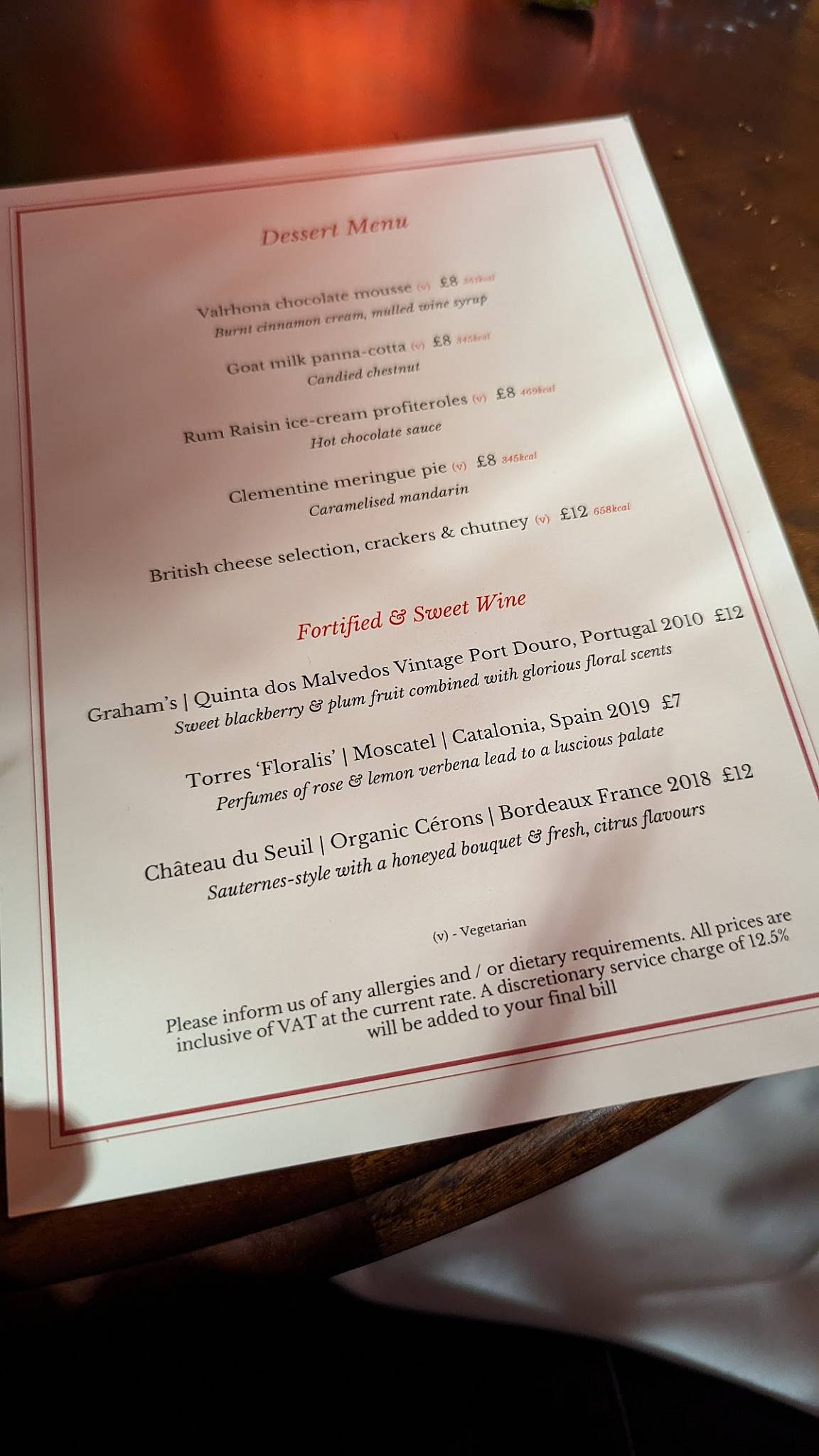 Menu at Booking Office 1869 pub & bar, London
