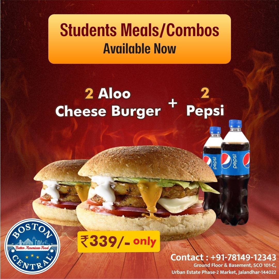 Boston Central menu