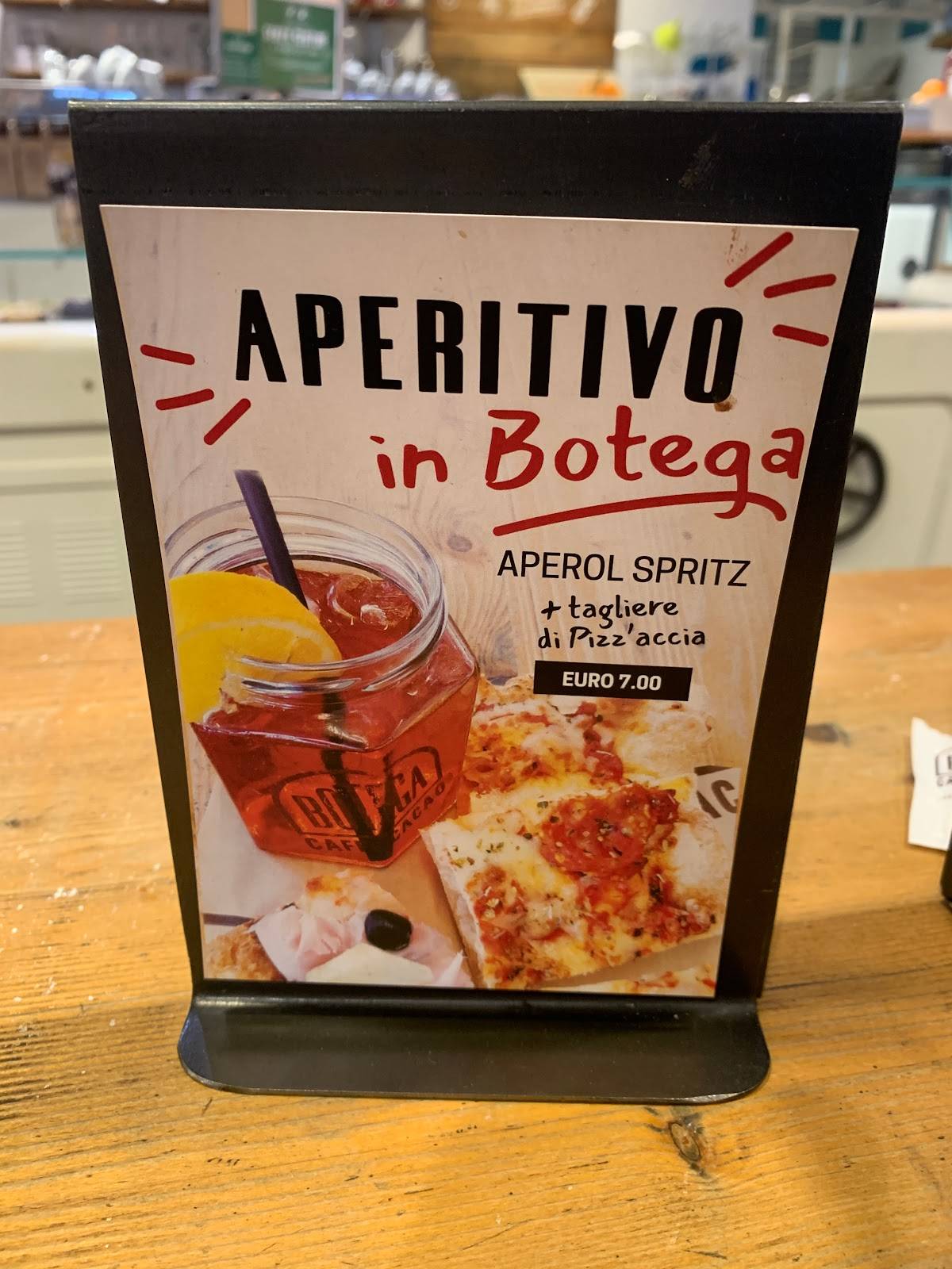 Menu di Botega Caffe Cacao Novara 