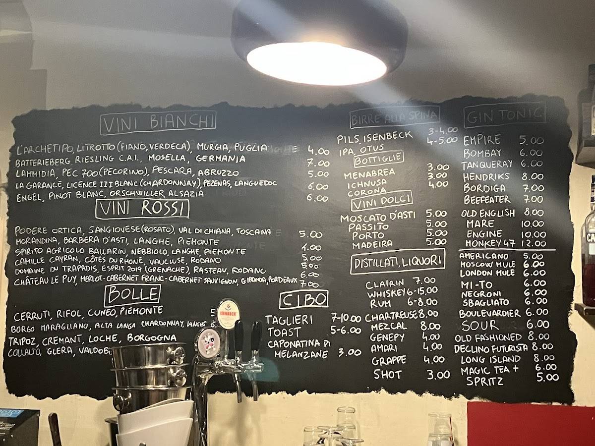 Menu di Botz 