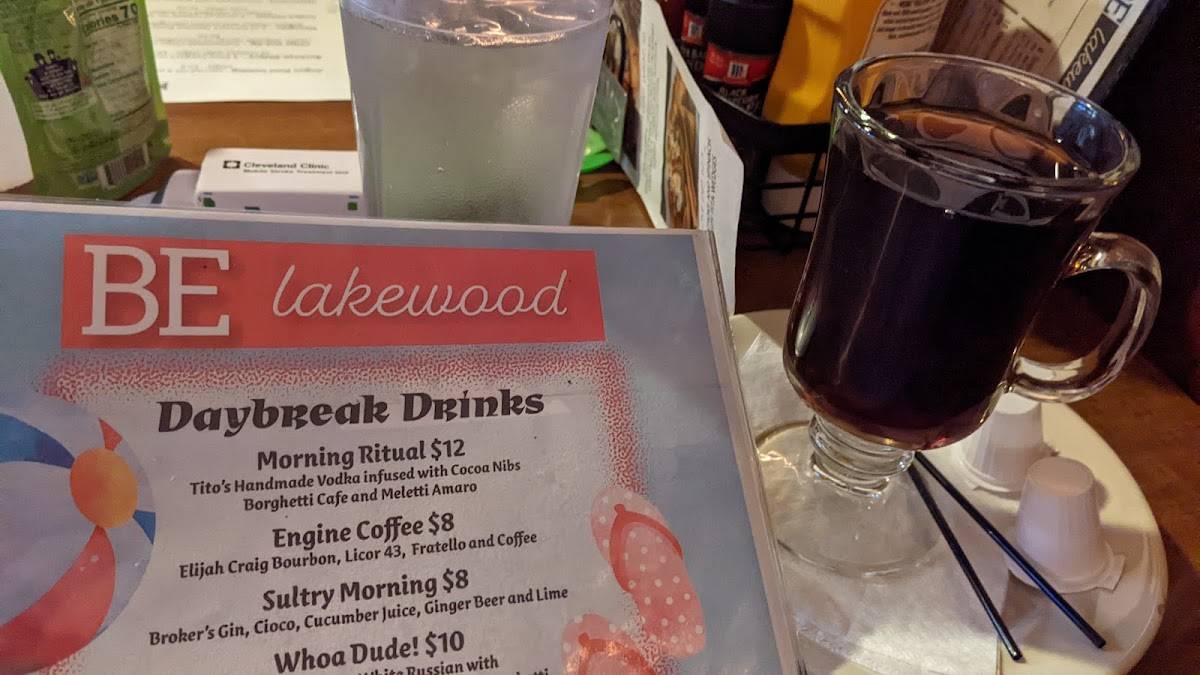 Menu at Buckeye Beer Engine pub & bar, Lakewood