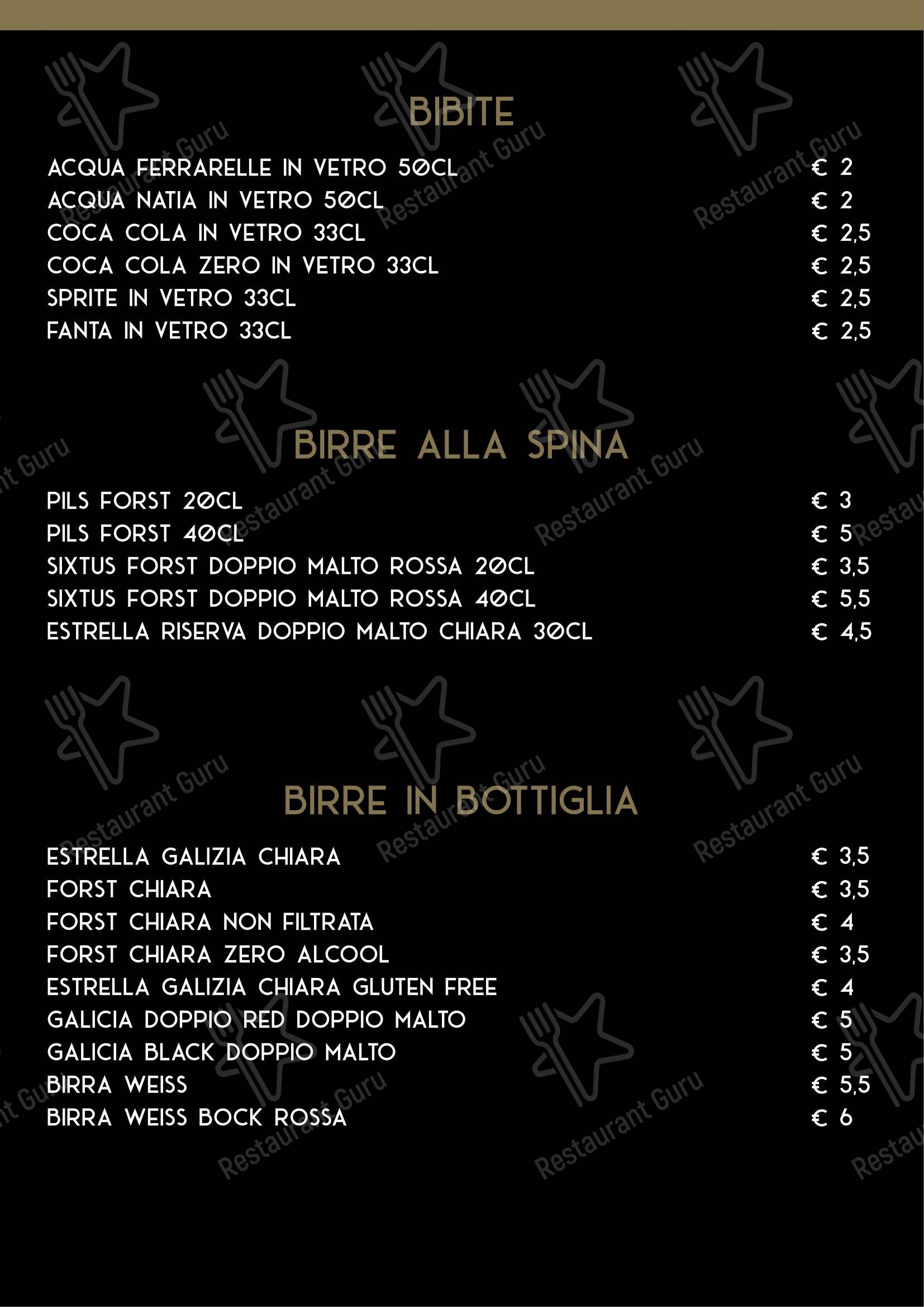 Menu per Bufalo Birr Steakhouse di Carni Pregiate in Quarto