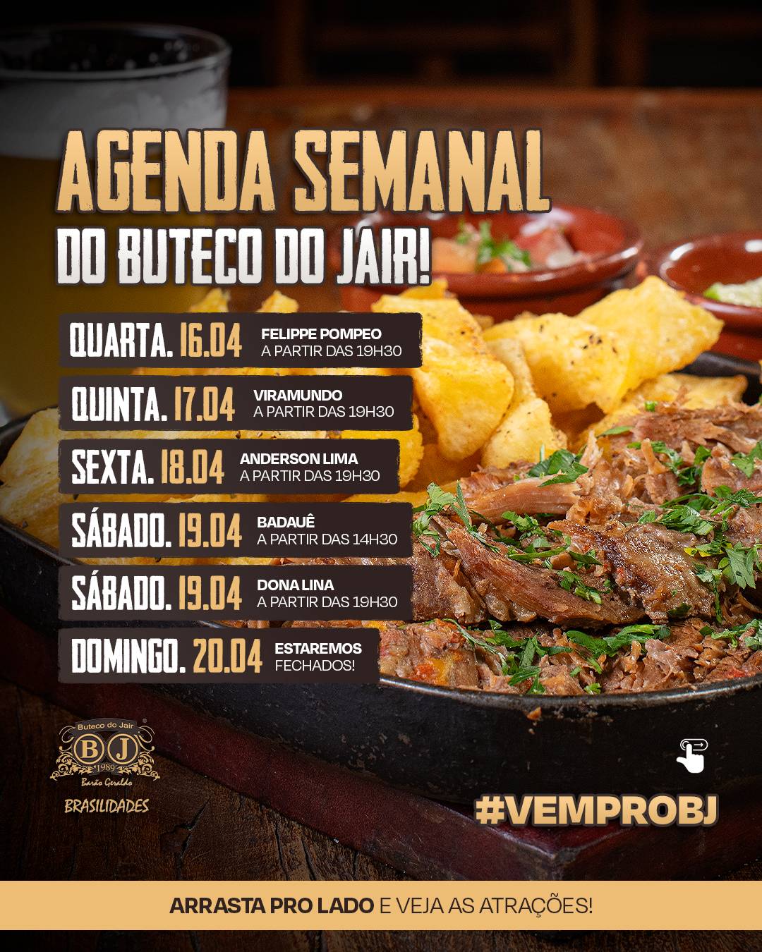 Buteco do Jair cardápio