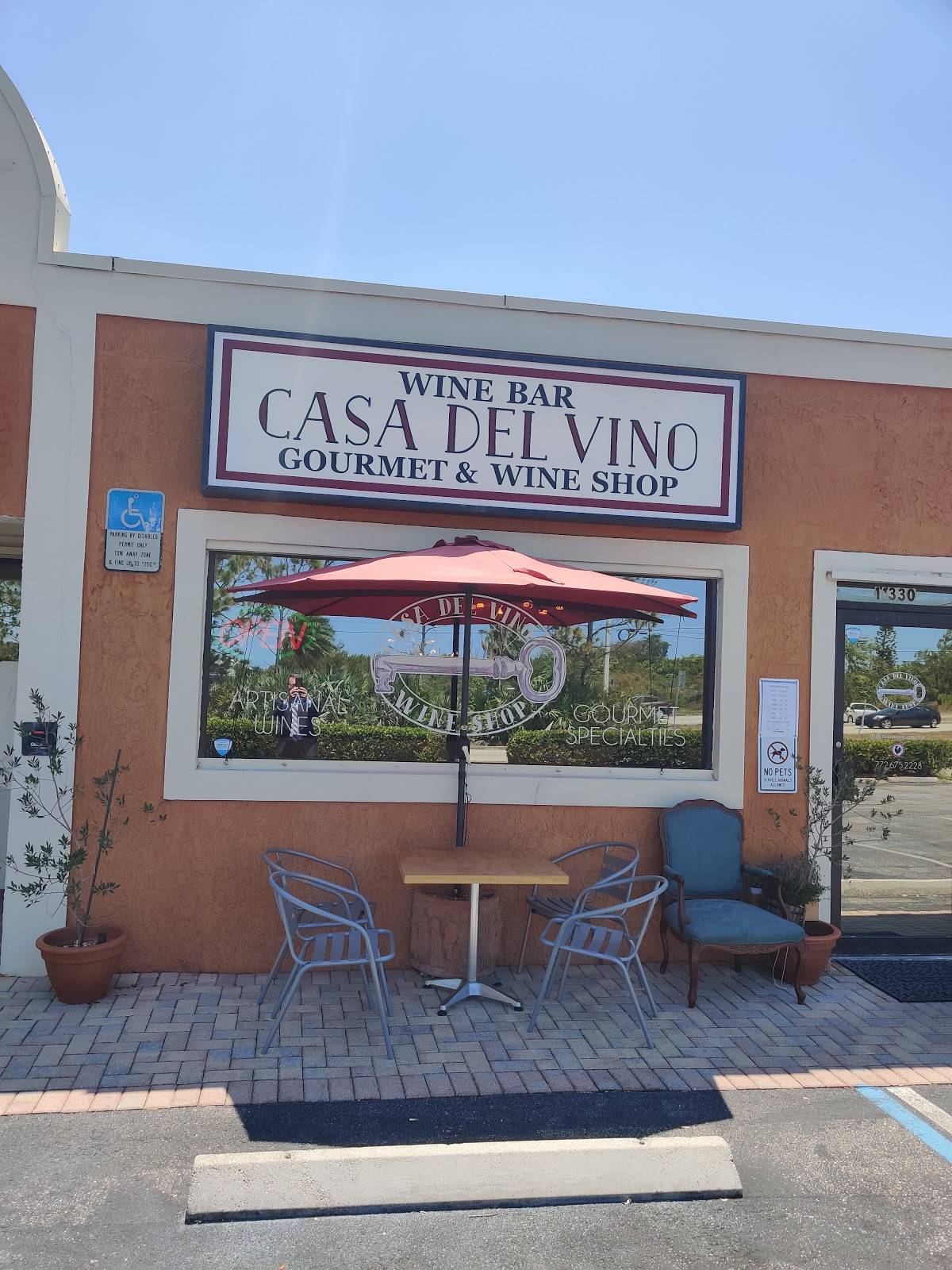 Menu at CASA DEL VINO restaurant, Hobe Sound