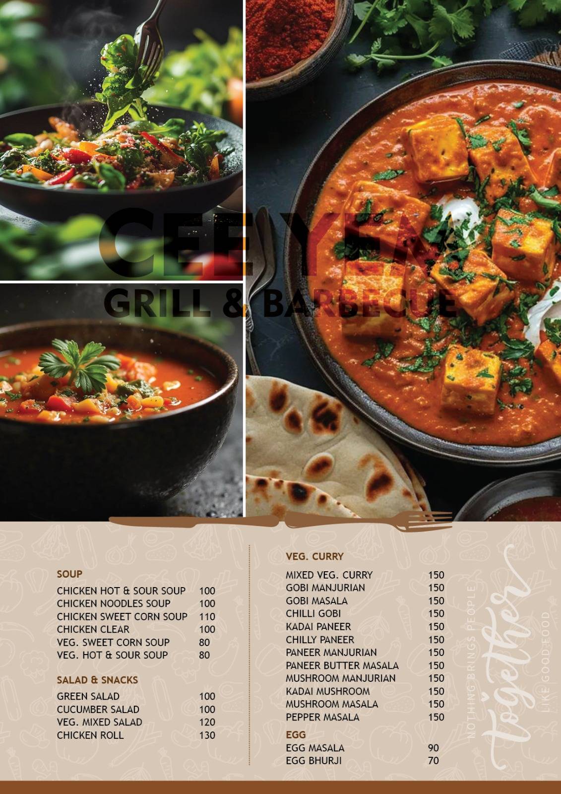 CEEYEM GRlLL & BARBECUE RESTAURANT Thiruvalla menu
