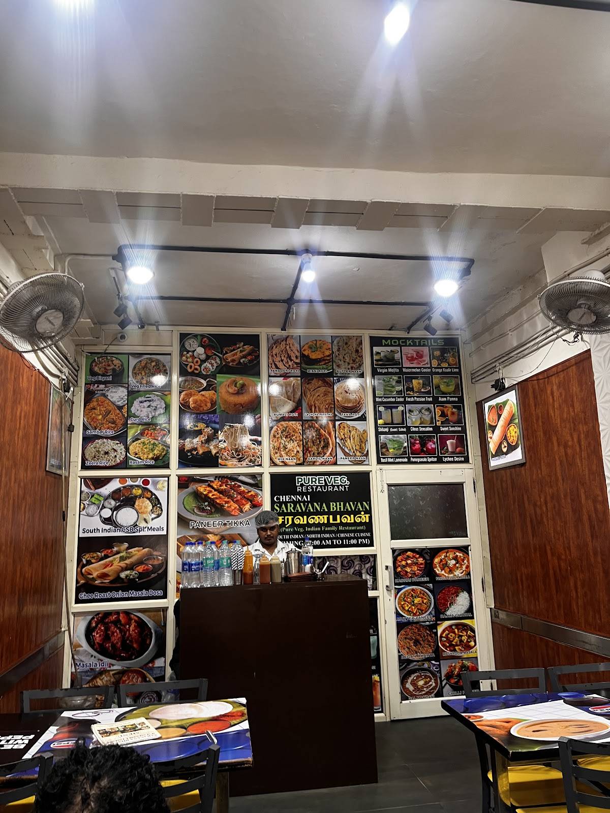 CHENNAI SARAVANA BHAVAN menu