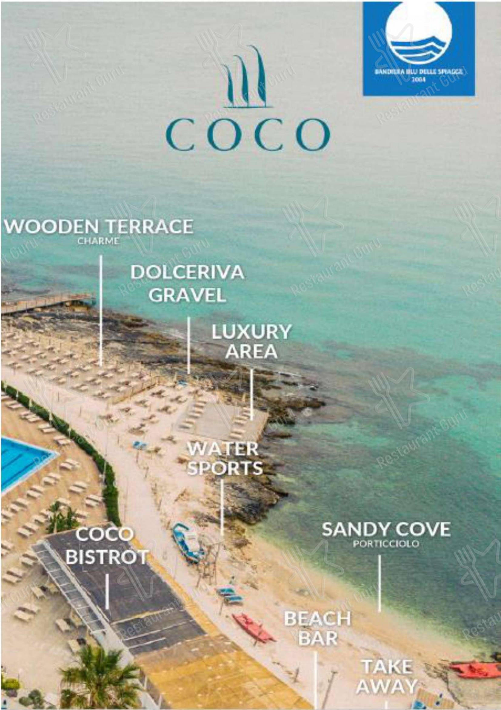 Menu di COCO - Beach, Wedding & Lifestyle - Menu