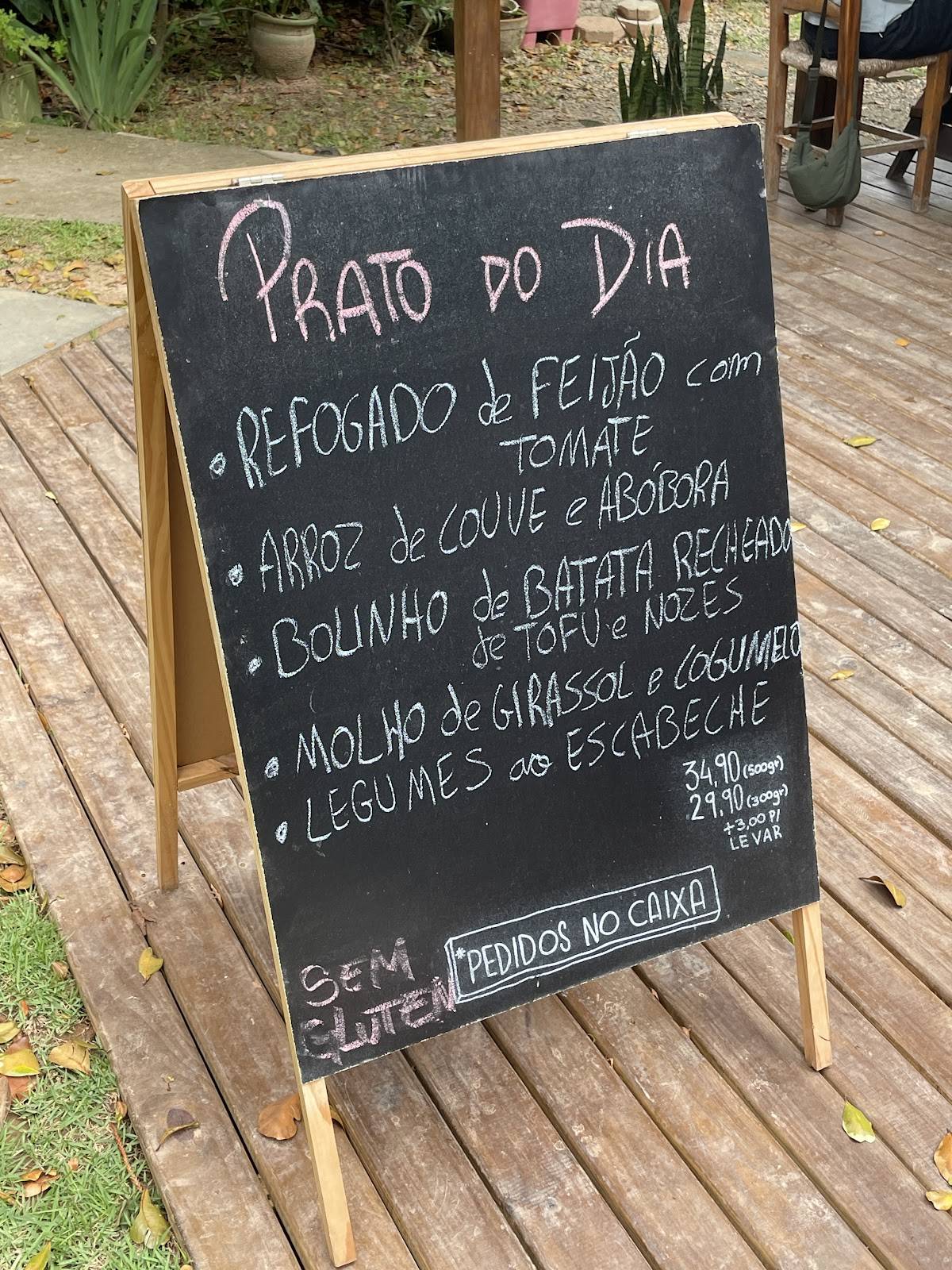 Caapora Espaço De Culturas cardápio