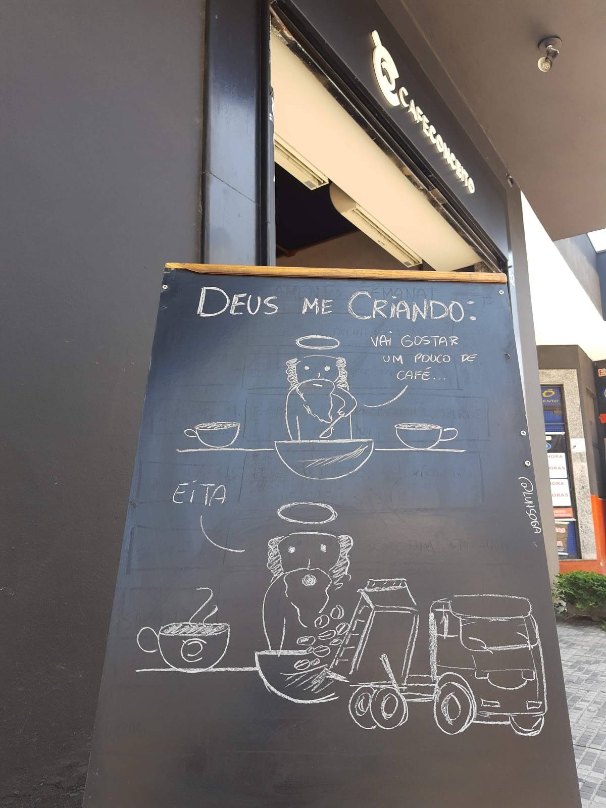 Café conceito centro cardápio