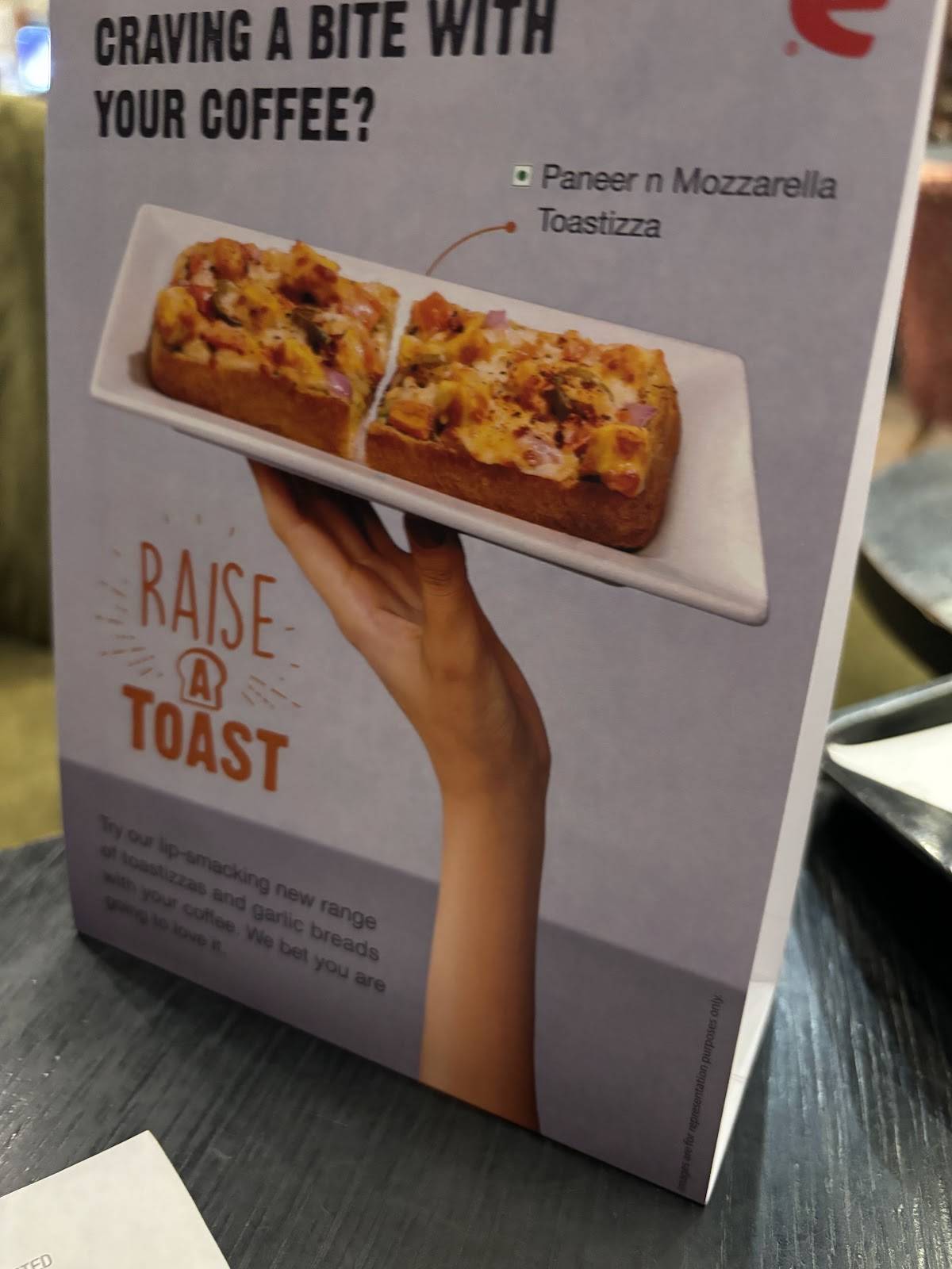 Café Coffee Day menu