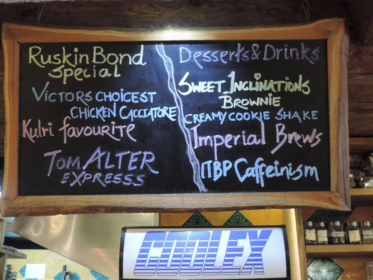 Cafe De Tavern menu