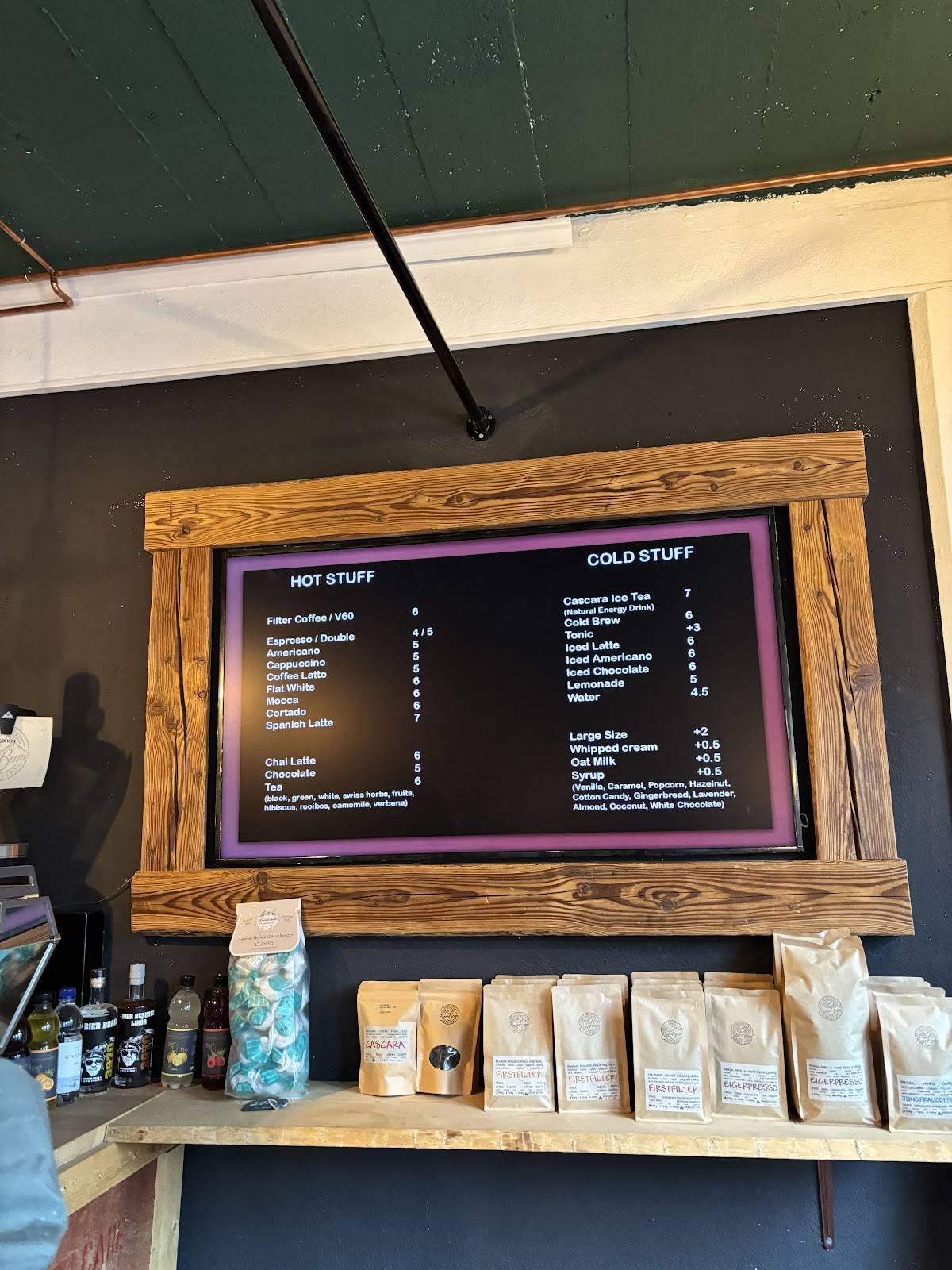 Menu di Eiger Bean The Coffee Roastery 