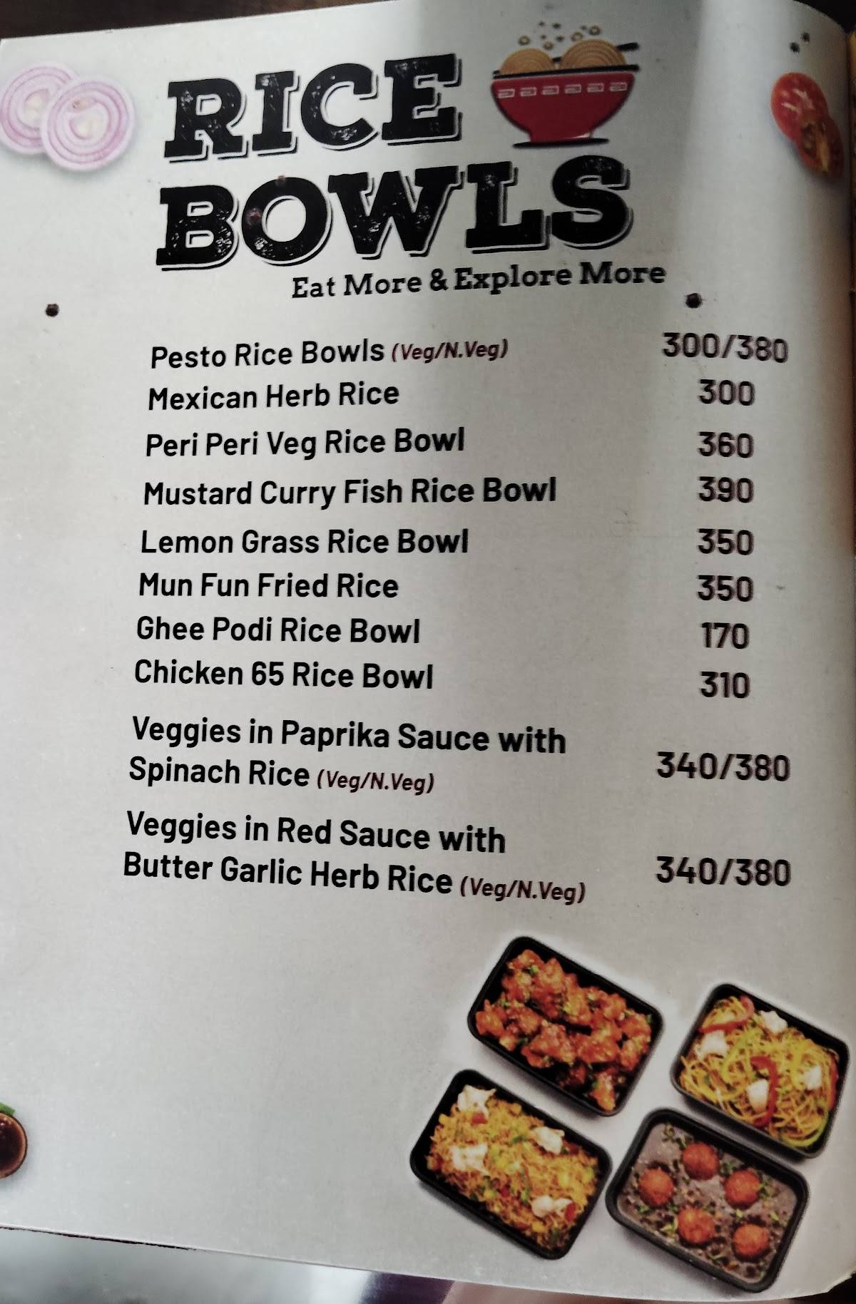 Kava Cafe Vijayawada menu