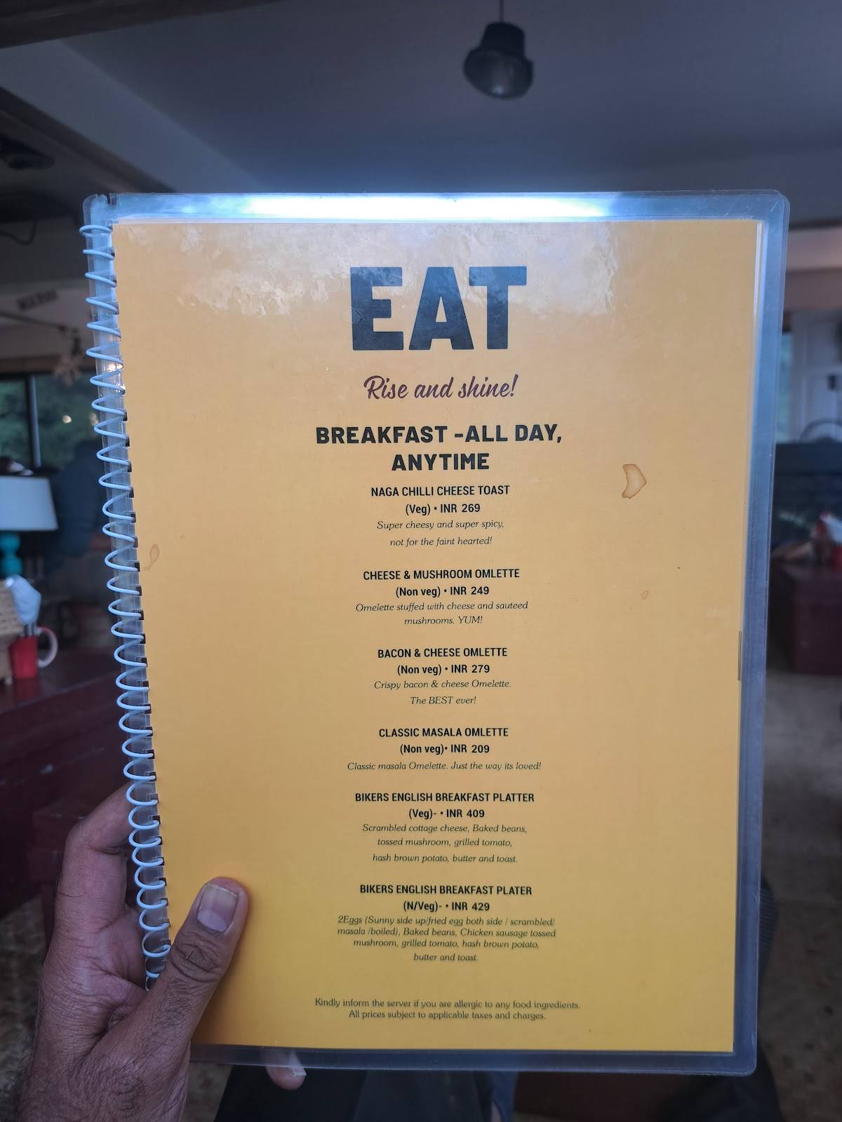 ML 05 Cafe menu