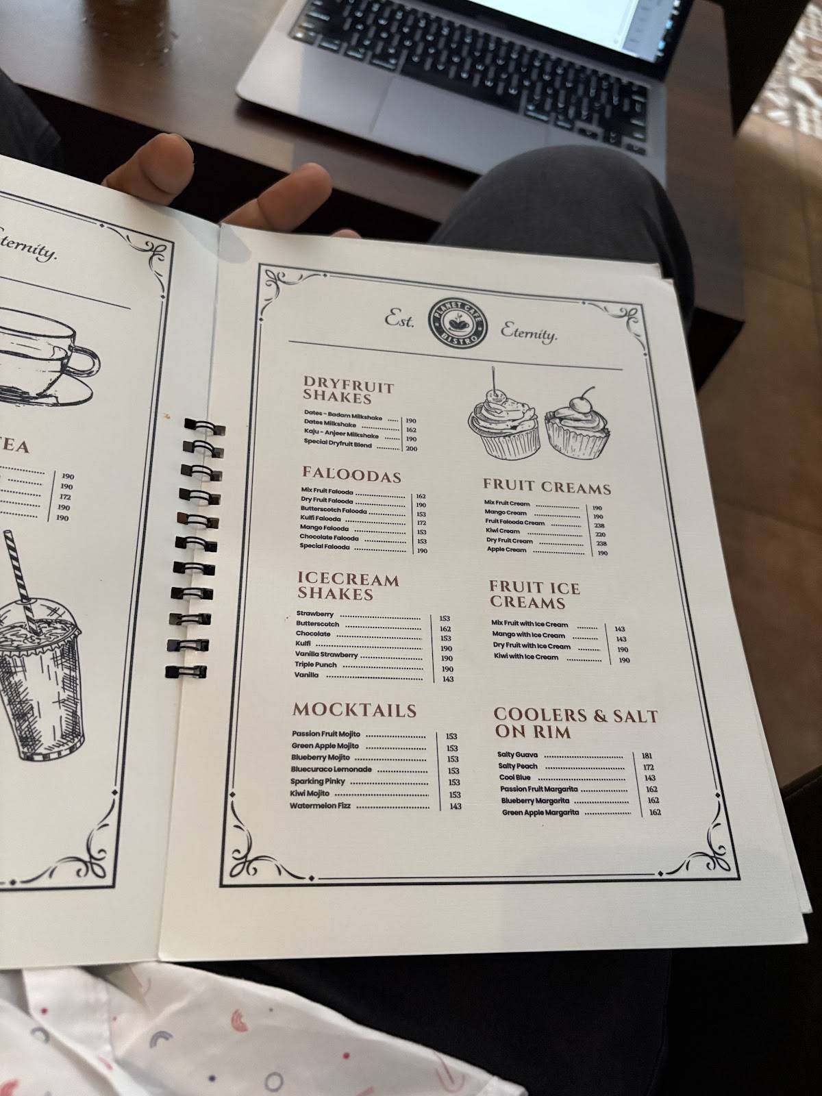 Planet Cafe Manjeri menu