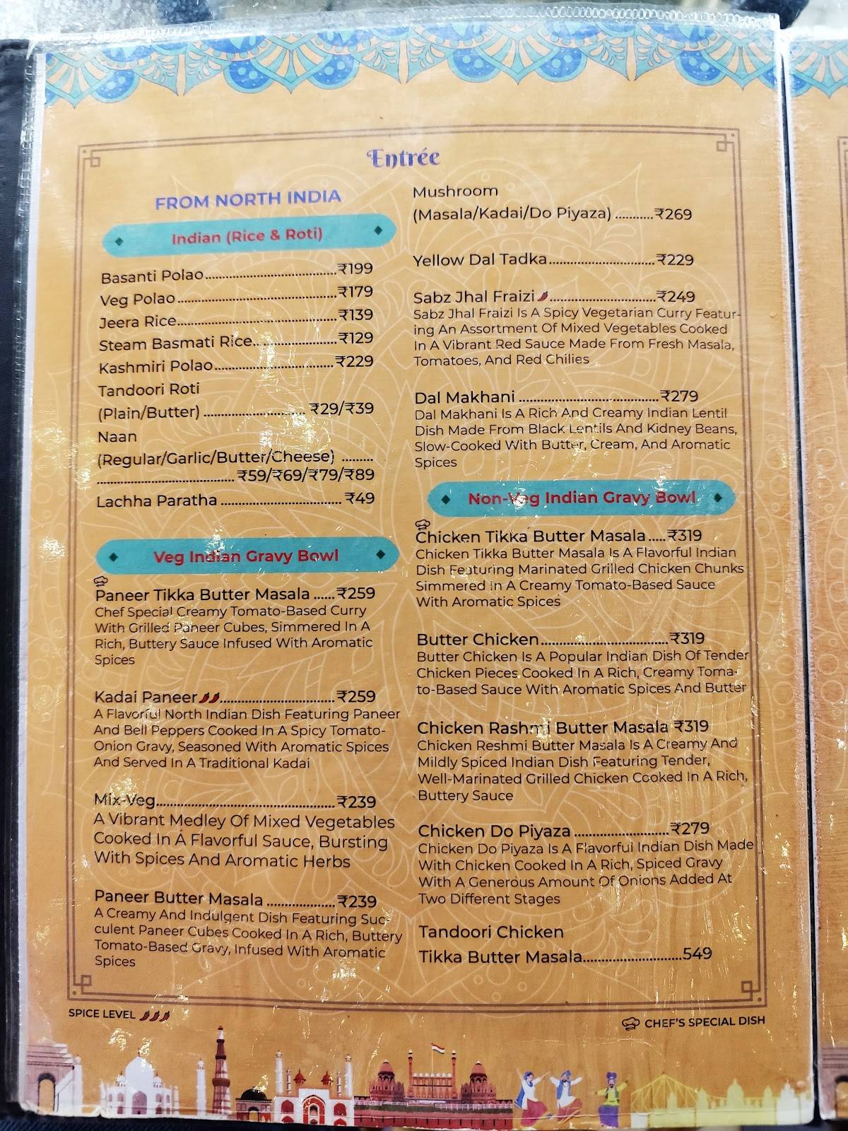 Uttarpara Coffee House menu