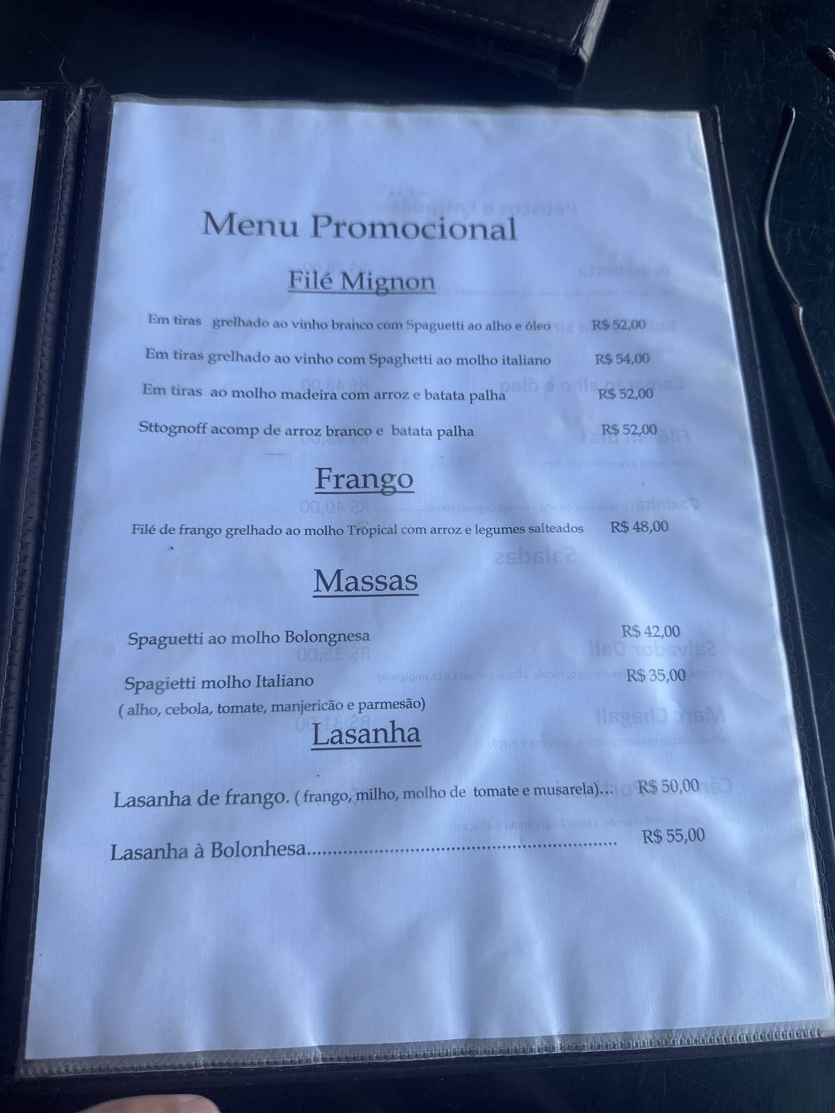 Café das Artes cardápio
