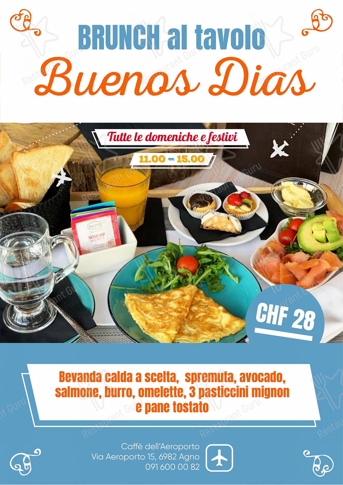 Menu di Caffè dell'Aereoporto - Крафт меню