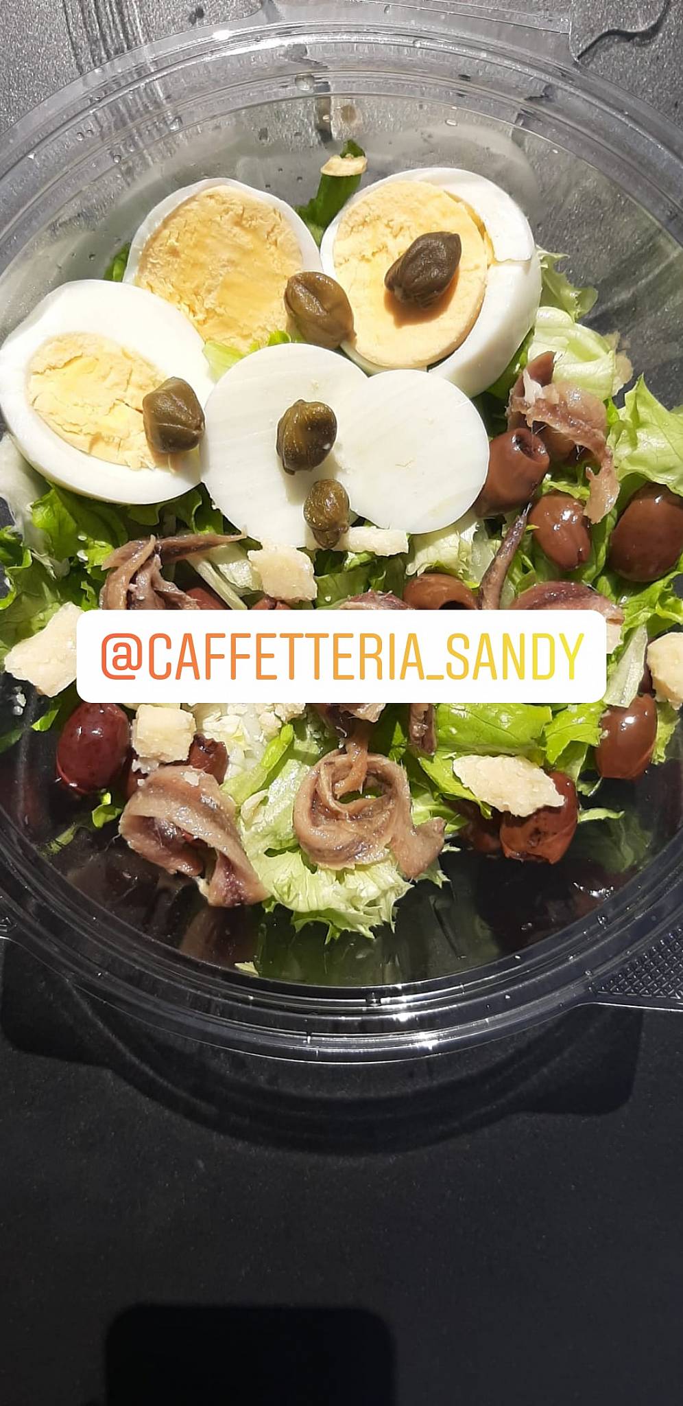 Menu di Caffetteria Sandy 