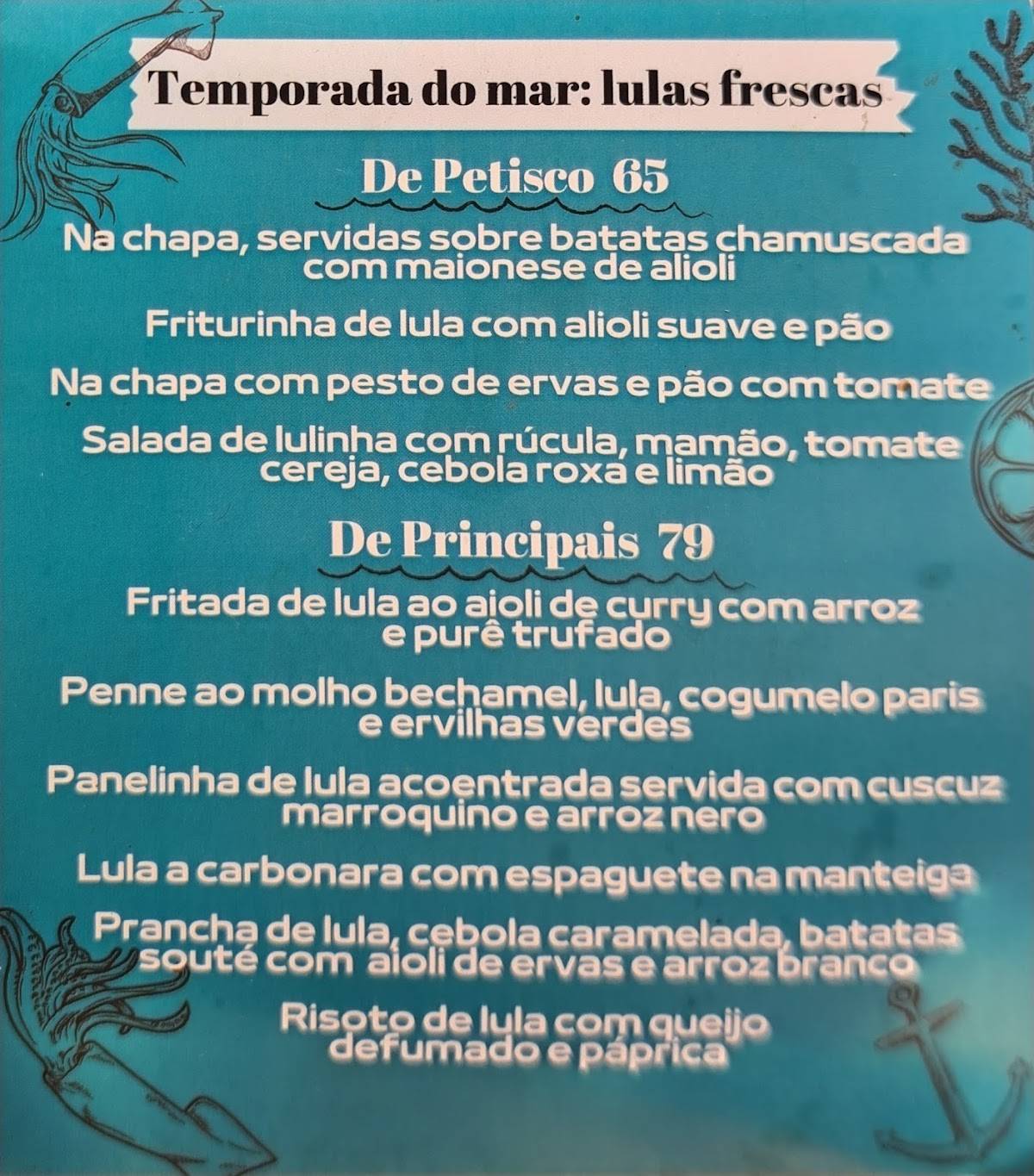 Menu Em Cais Do Oriente Restaurante Rio De Janeiro R Visc De Itabora