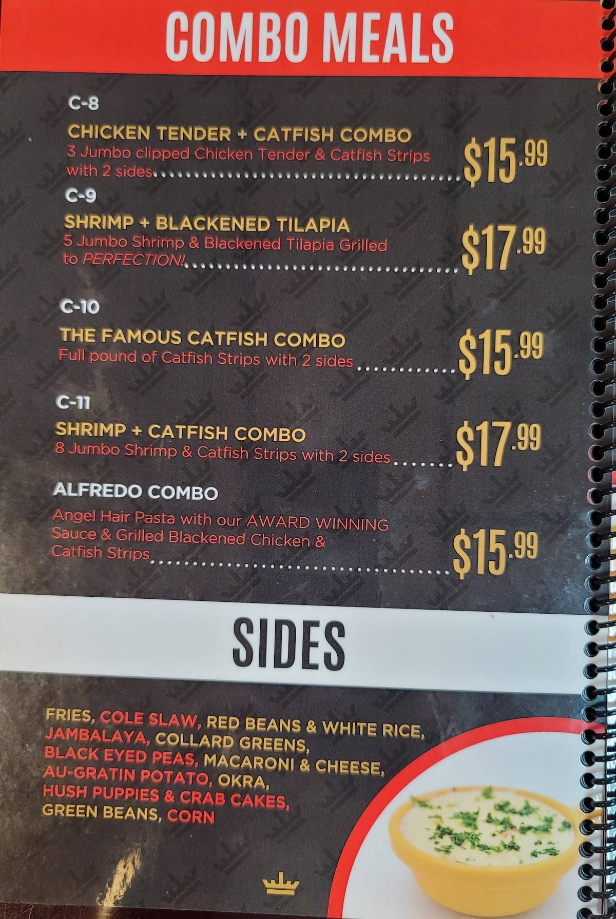 Menu at Cajun King Restaurant and Bar, Warr Acres, NW 63rd St