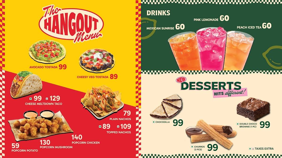 California Burrito Mexican Kitchen @ Indira Nagar menu