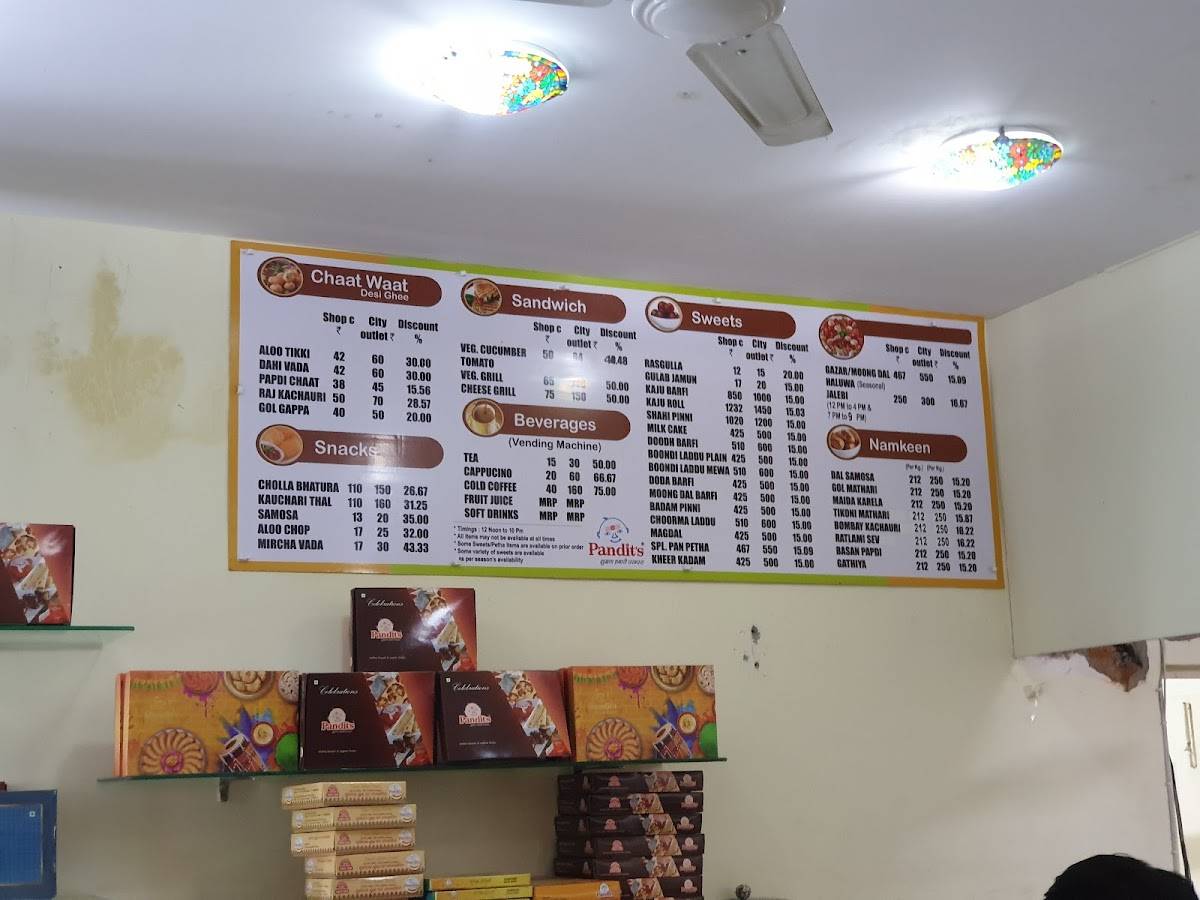 Campus Restaurant menu