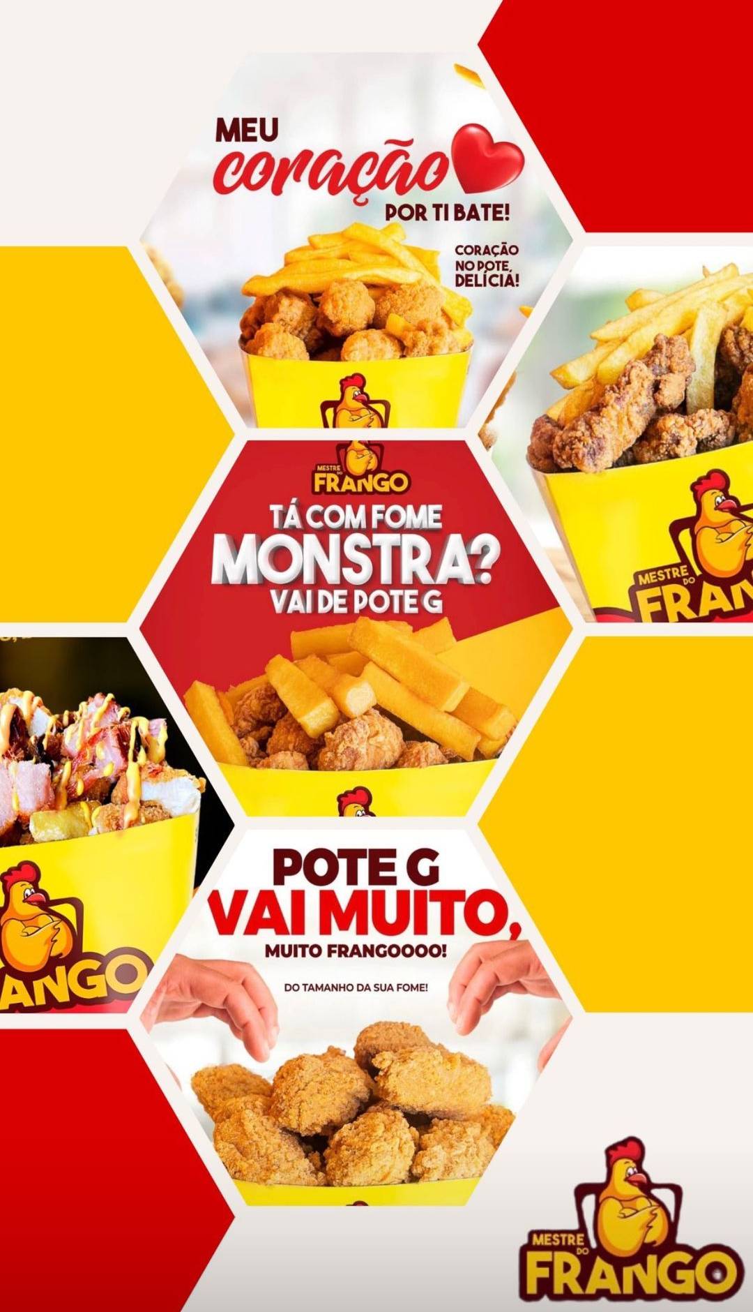 Mestre do frango em Canoas cardápio