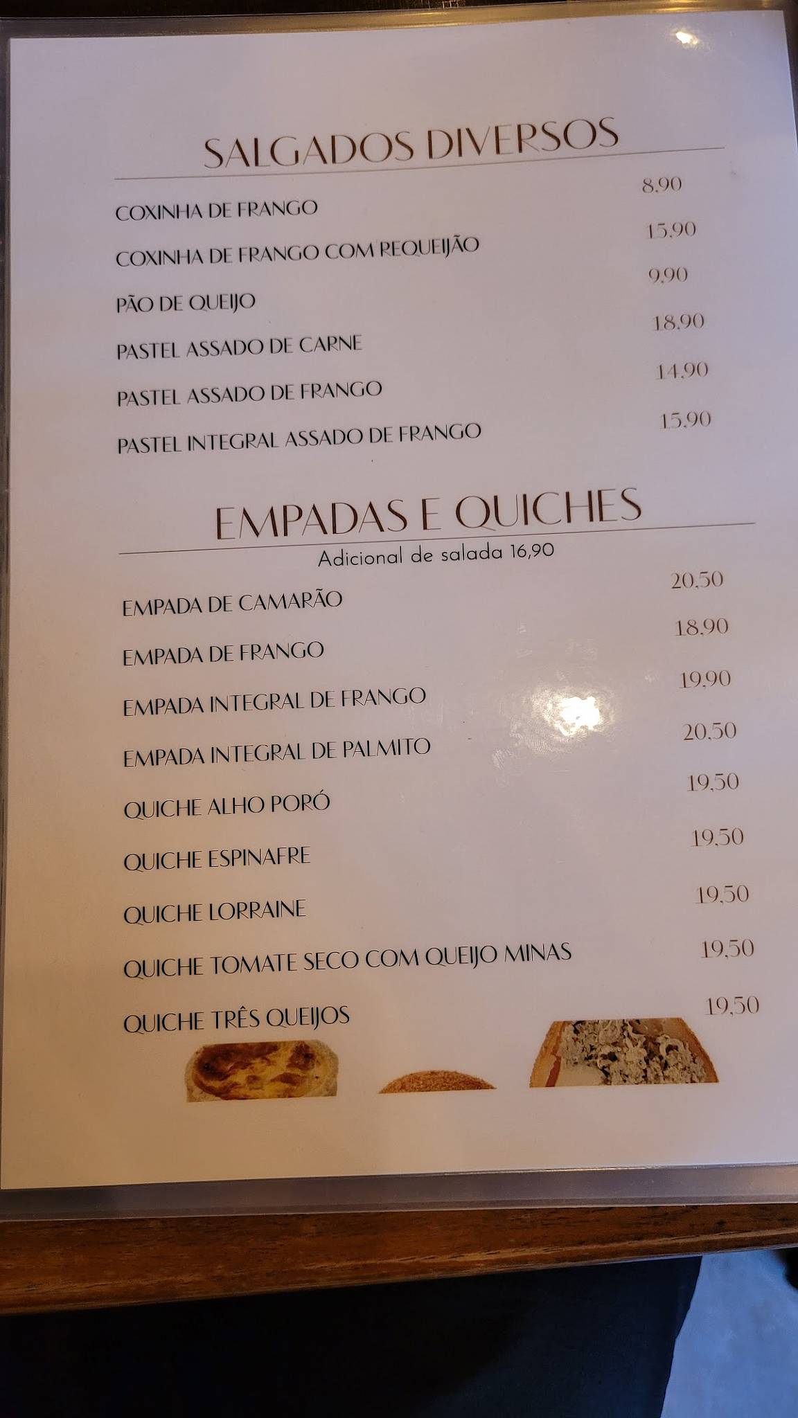 Casa Doce Família Artesanal cardápio