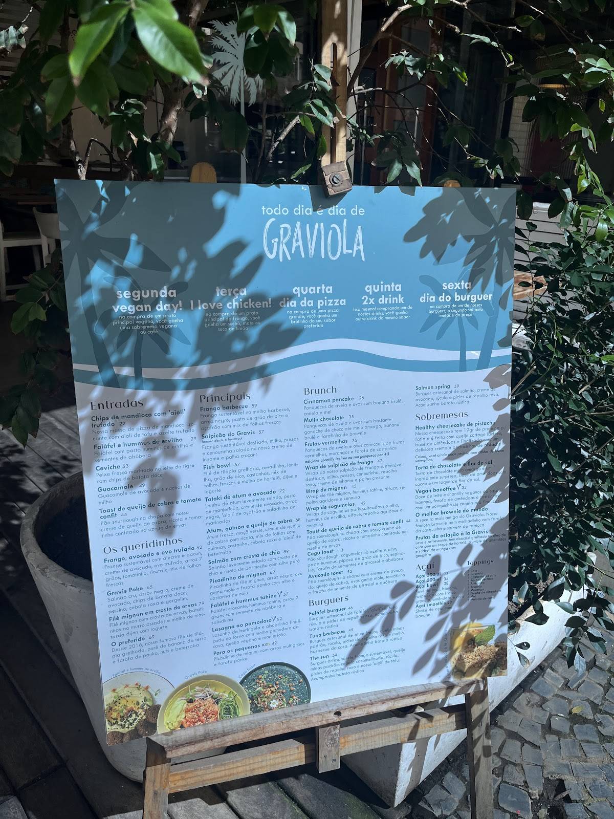 Casa Graviola - Leblon: Alimentação Saudável, Café, Açaí, Delivery, RJ cardápio