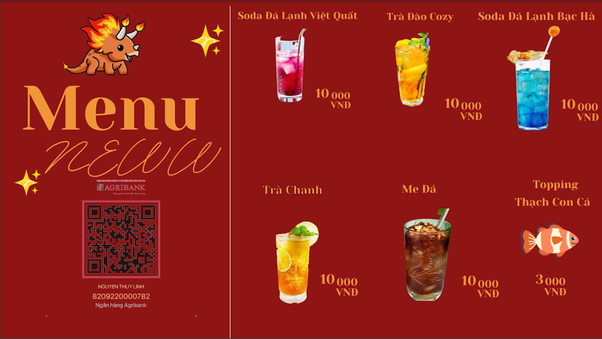 Menu at Chà Bá Lửa - Bánh Mì Muối Ớt Chuẩn Sài Gòn restaurant, Hanoi