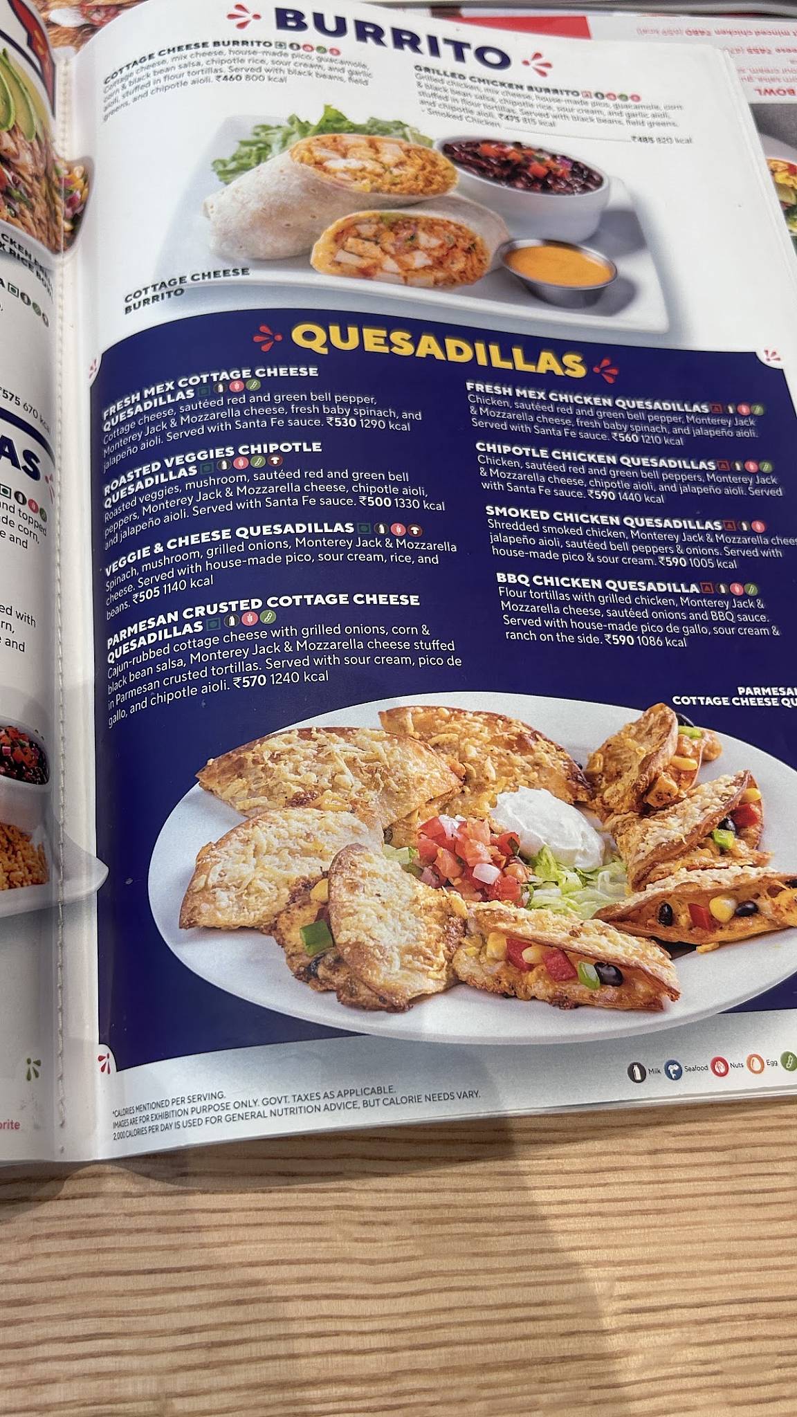 Chili's Grill & Bar menu