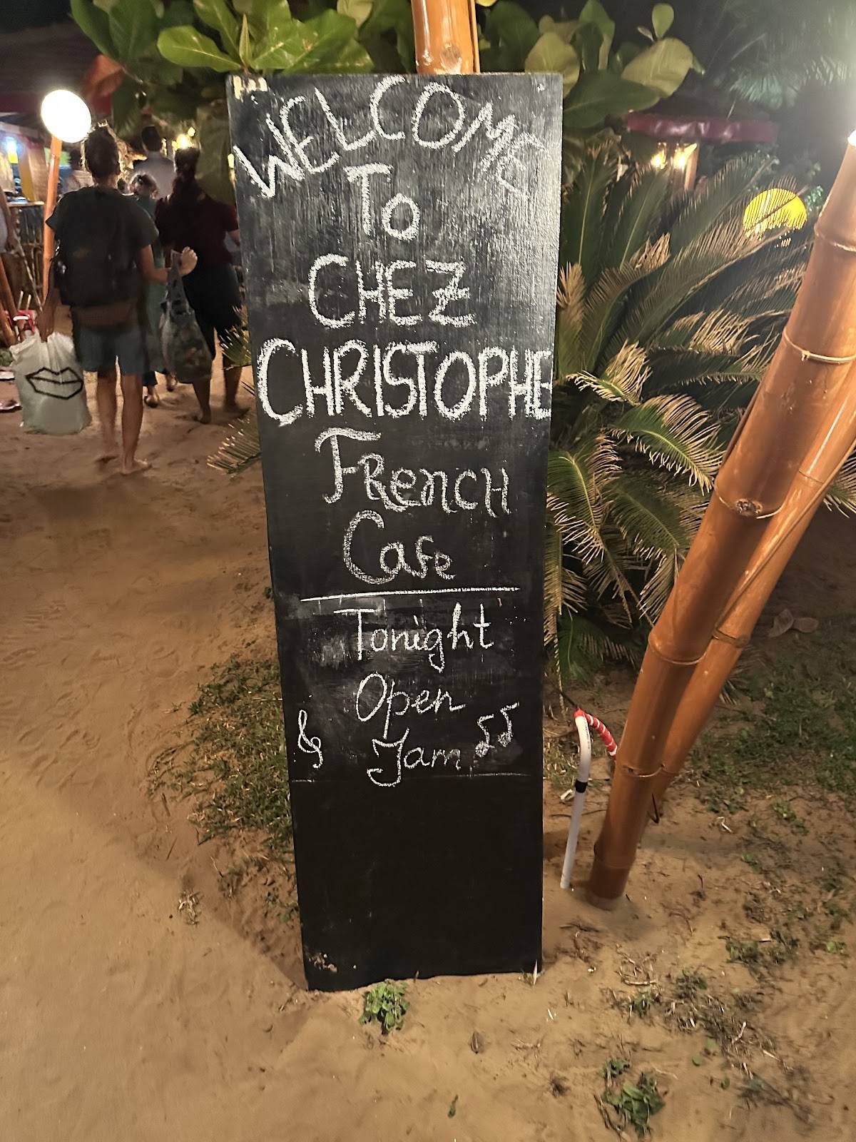Chez Christophe Gokarna French Café since 2010 menu