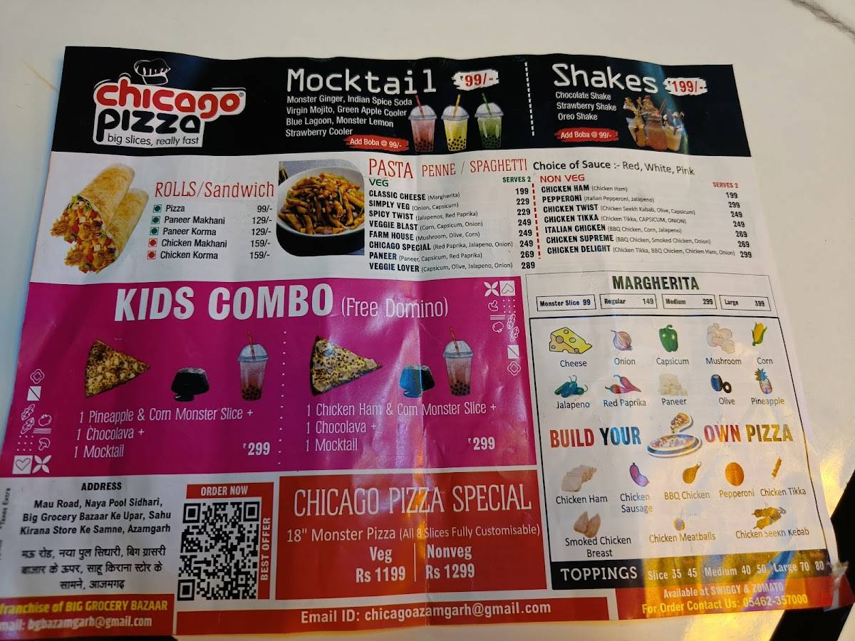 Chicago Pizza - Azamgarh menu