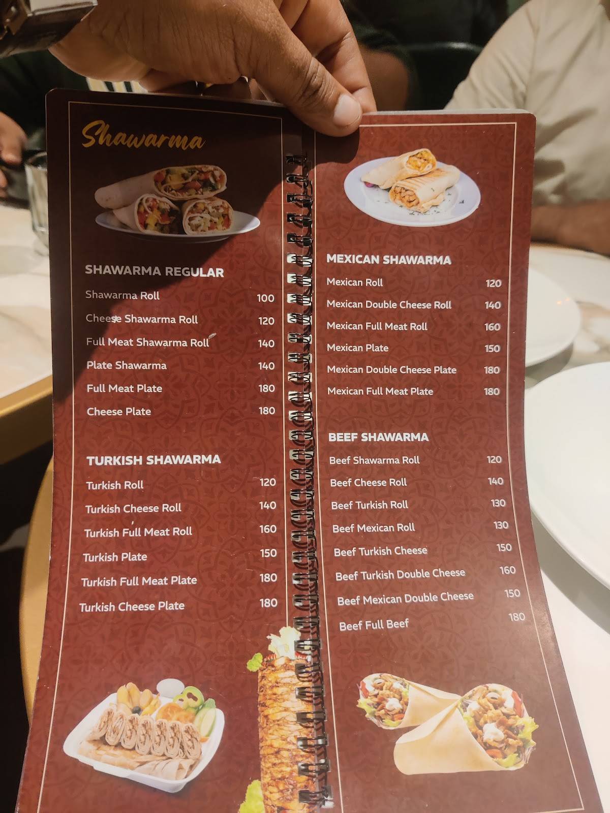 Chickago Restaurant menu