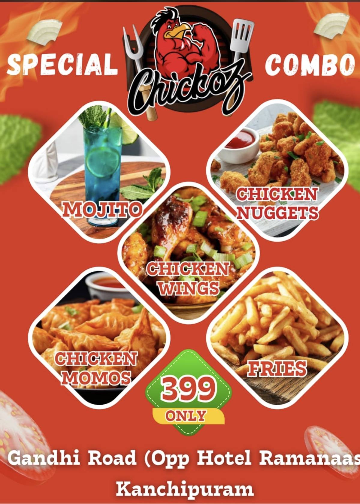 Chickoz menu