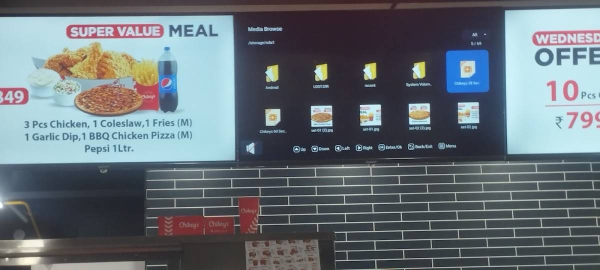 Chikeys Perinthalmanna menu
