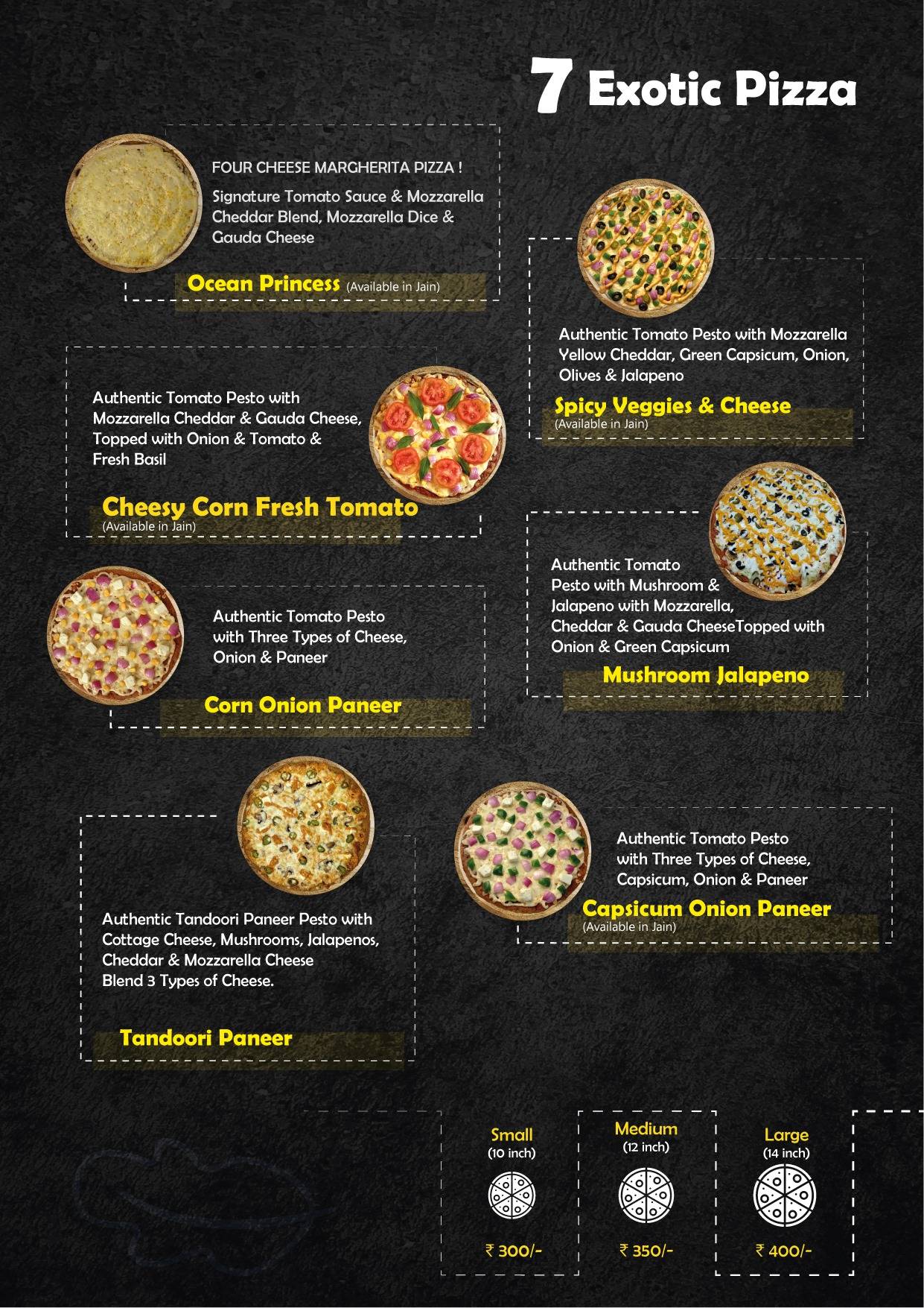 ChilliFlakes - The Golden Crust menu