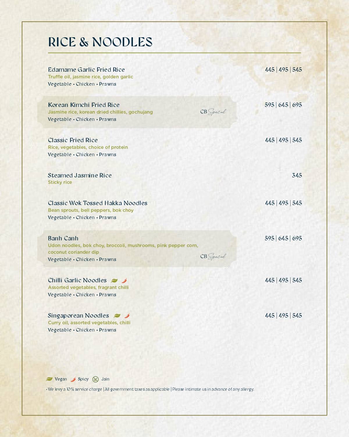 China Bistro Belapur menu