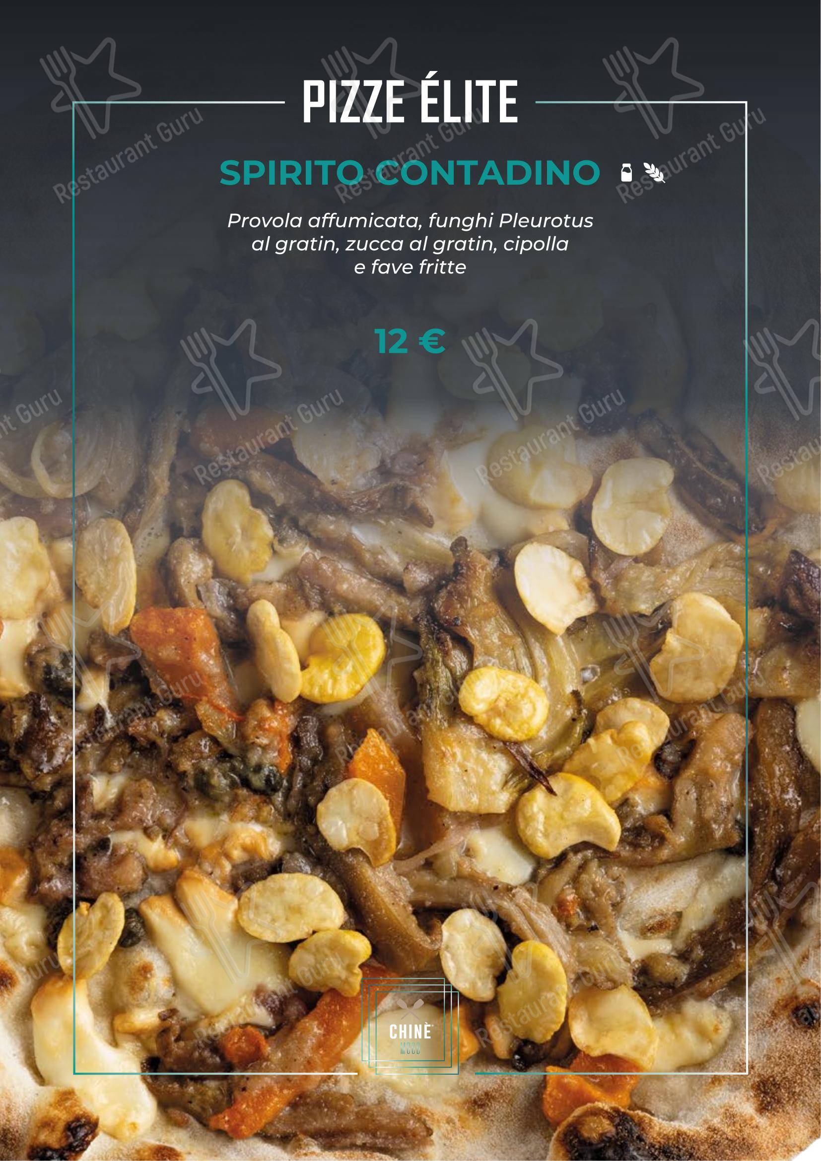 Menu per Chinè pizzeria