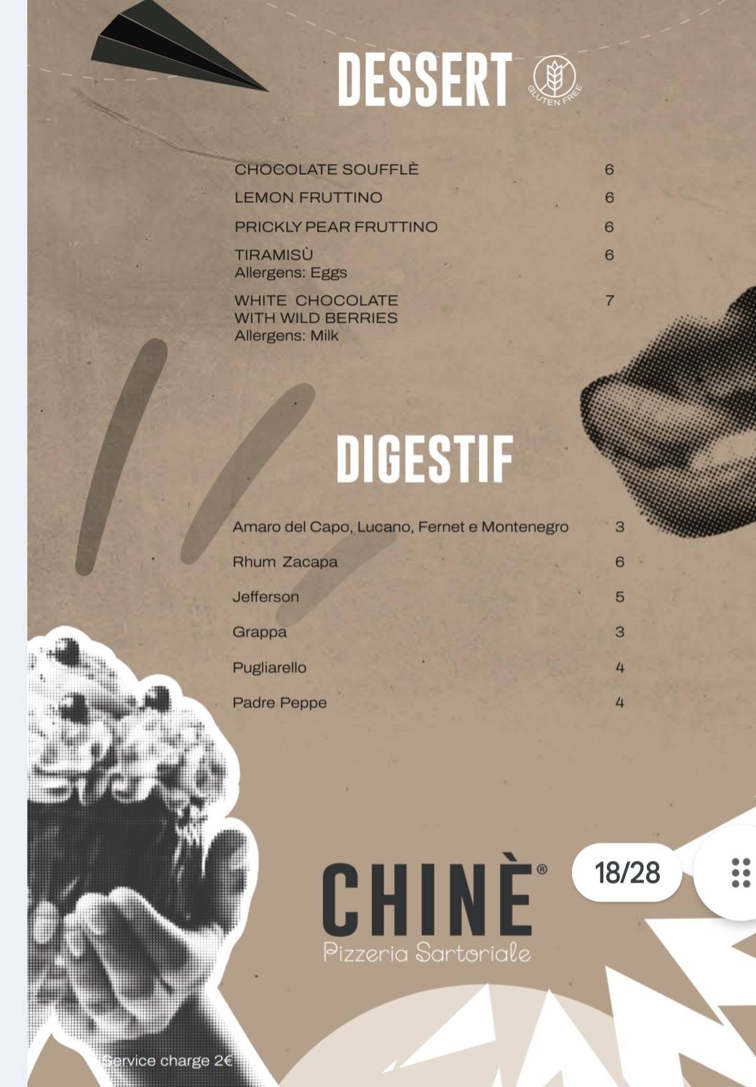 Menu di Chinè 