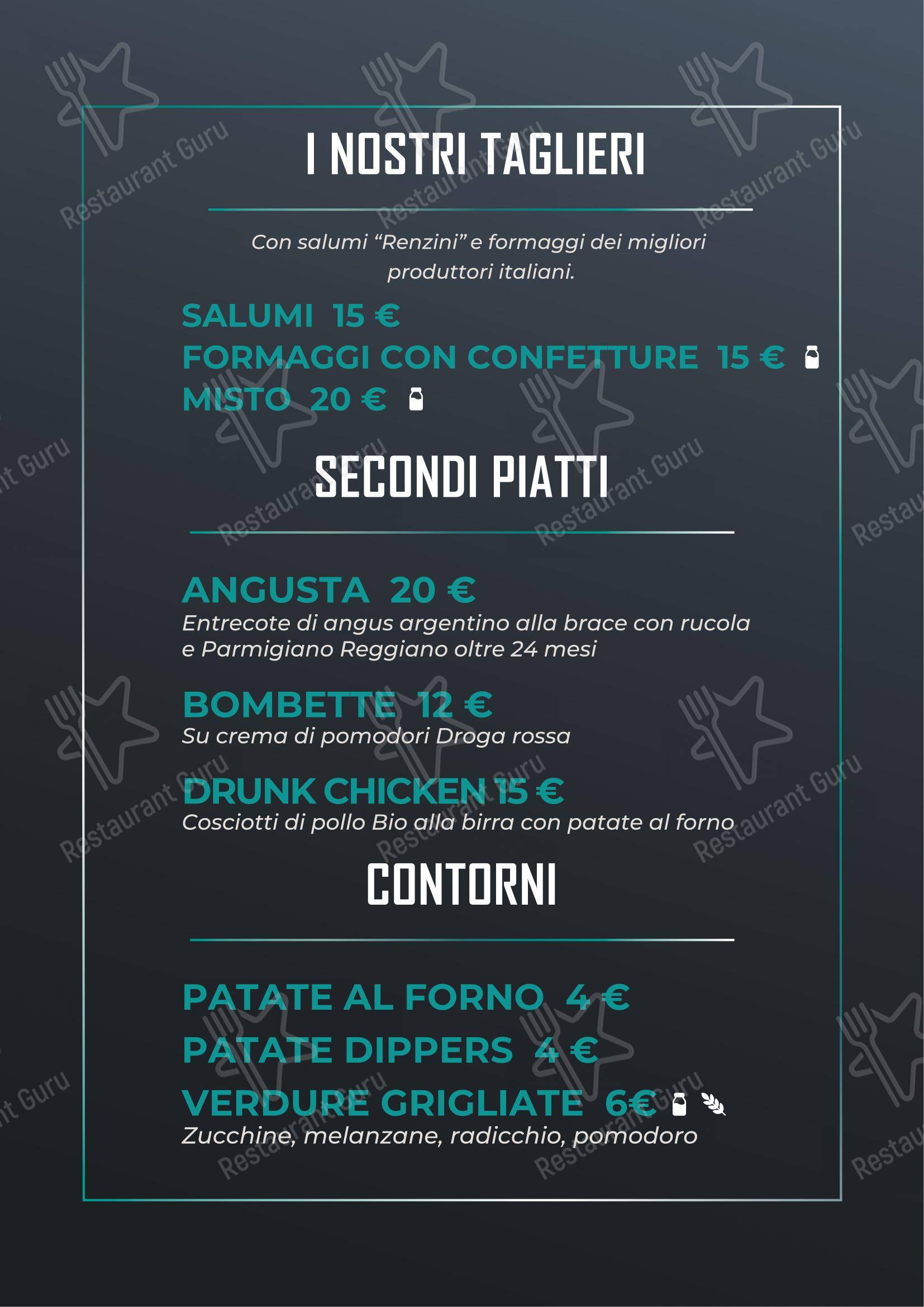 Chinè in Monopoli - Menu