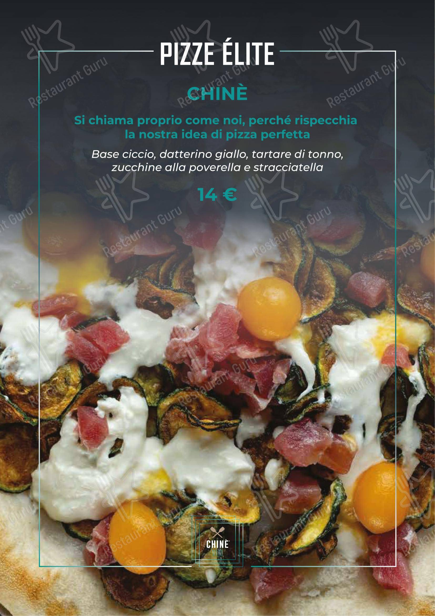 Menu per Chinè in Monopoli