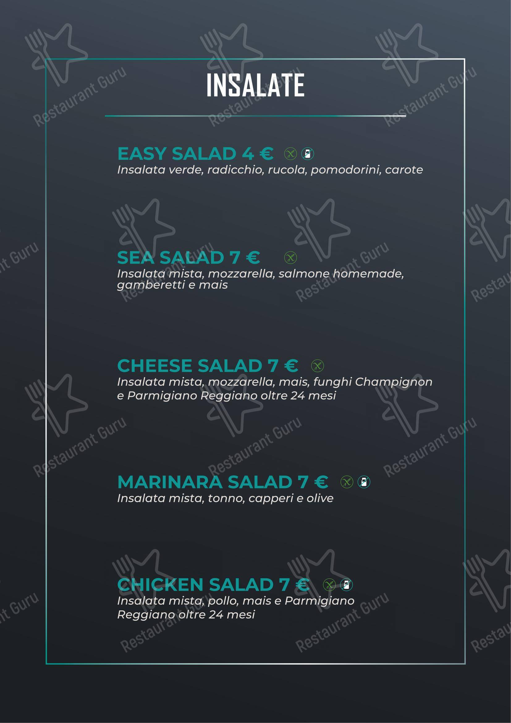 Menu di Chinè - Menu