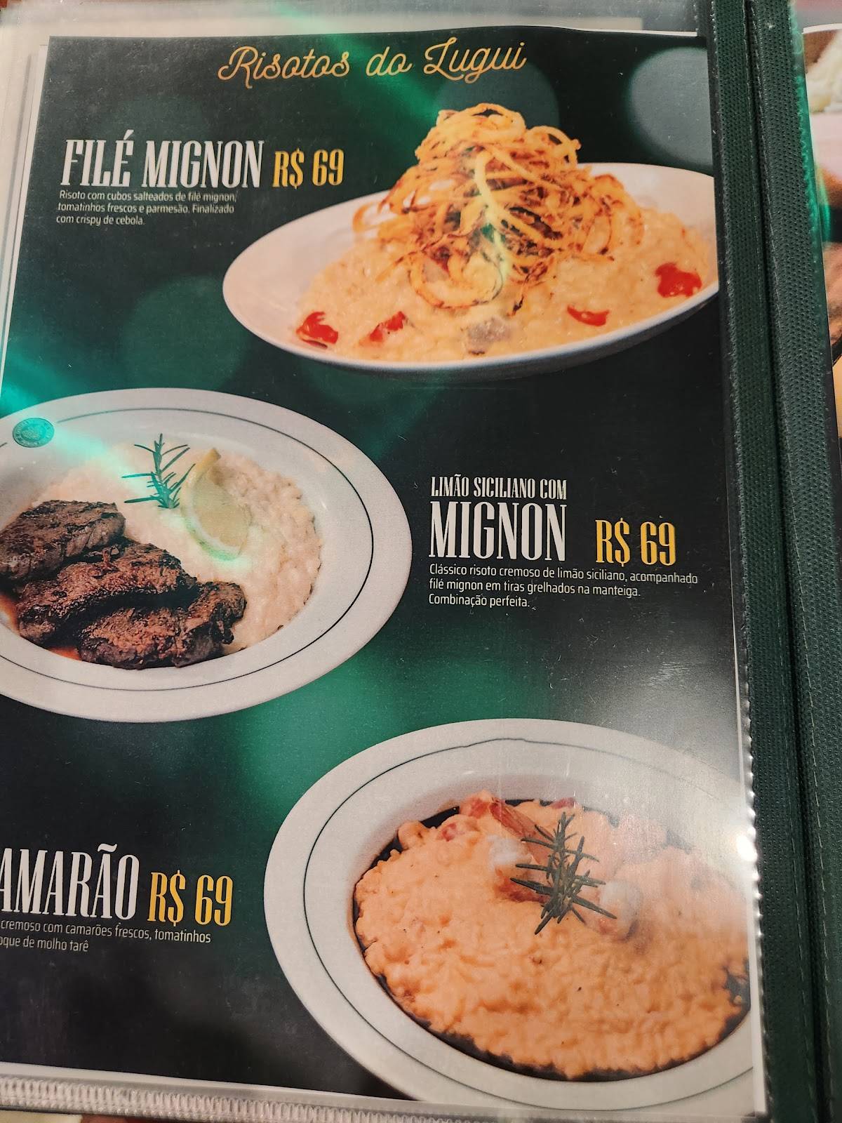 Choperia do Lugui cardápio