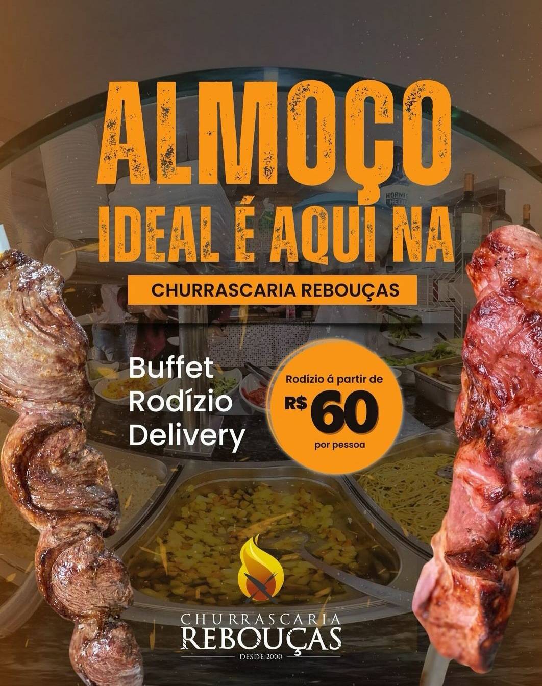 Churrascaria Rebouças cardápio