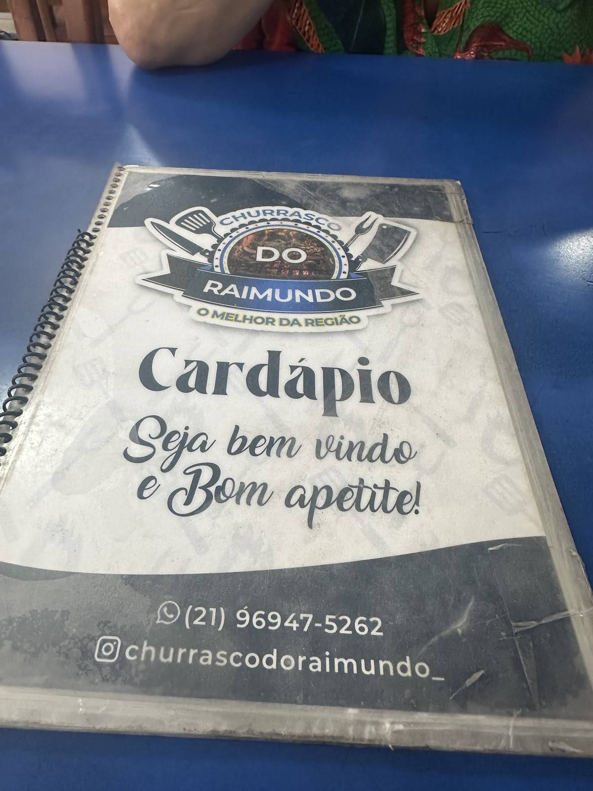 Churrasco do Raimundo cardápio