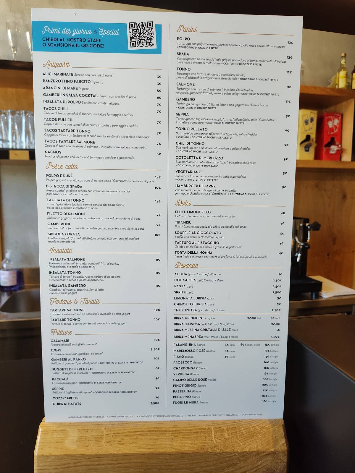 Menu di Ciambotto 